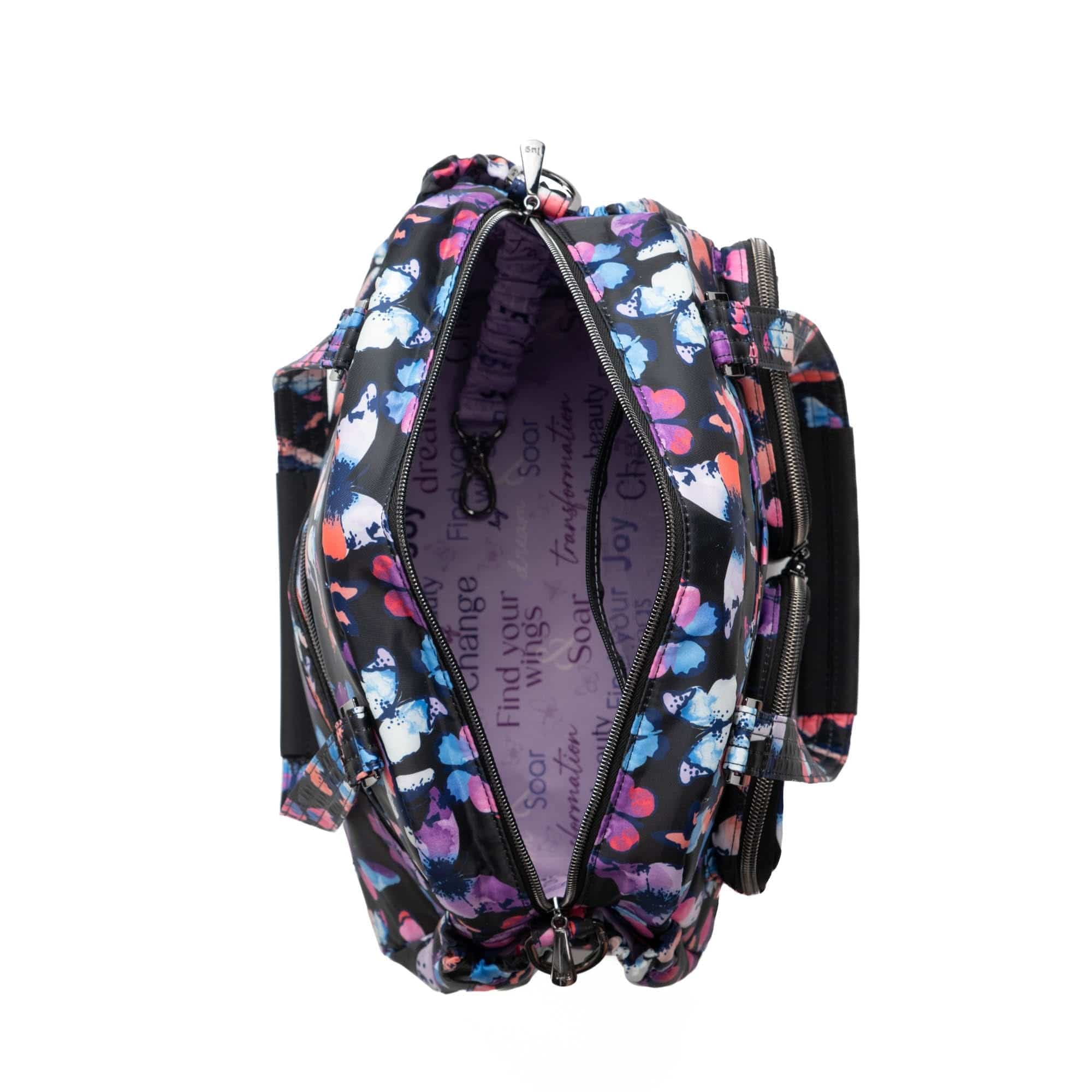 Jumper 2 Carry-All Tote - WATERCOLOR BUTTERFLIES - Jumper2_WatercolourButterflies_05