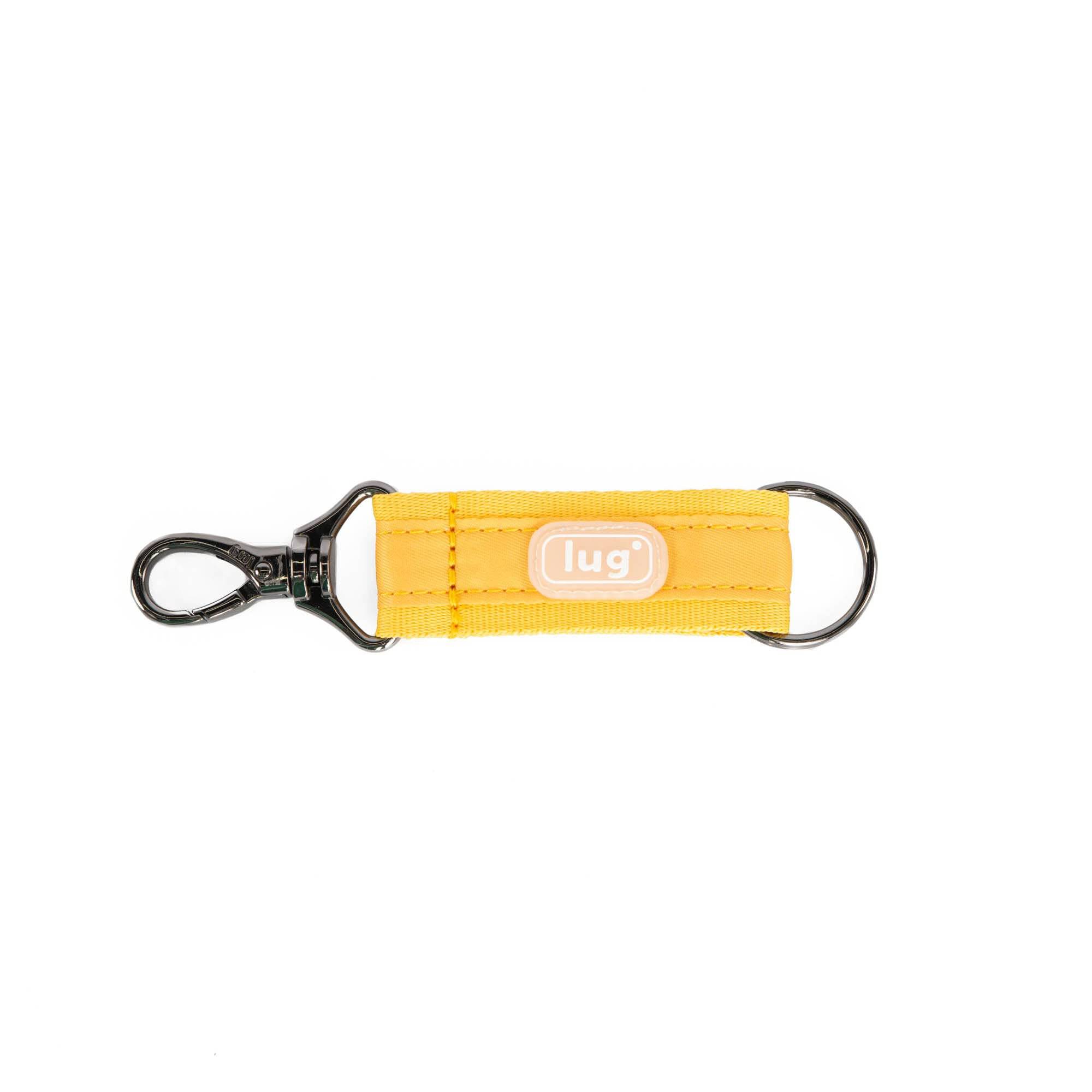 Lug Link Key Chain accessory featuring a banana ice pop design on a metal key fob.