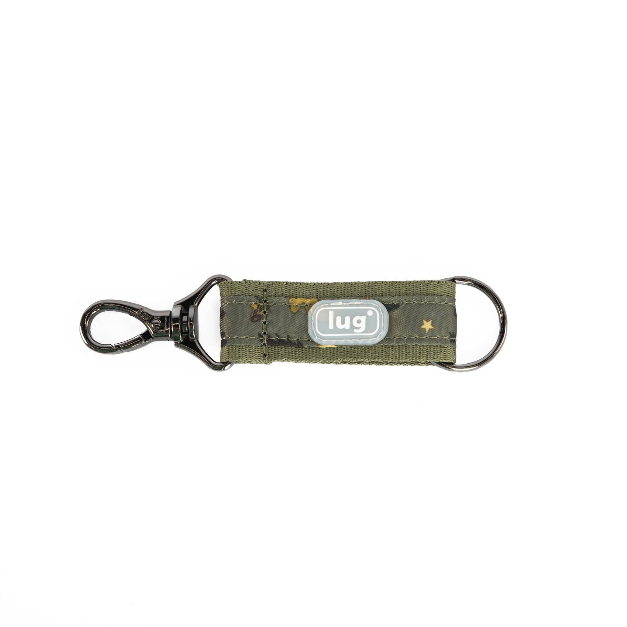 Lug Link Key Chain accessory in camp green with attached key fob, durable and stylish for everyday use.