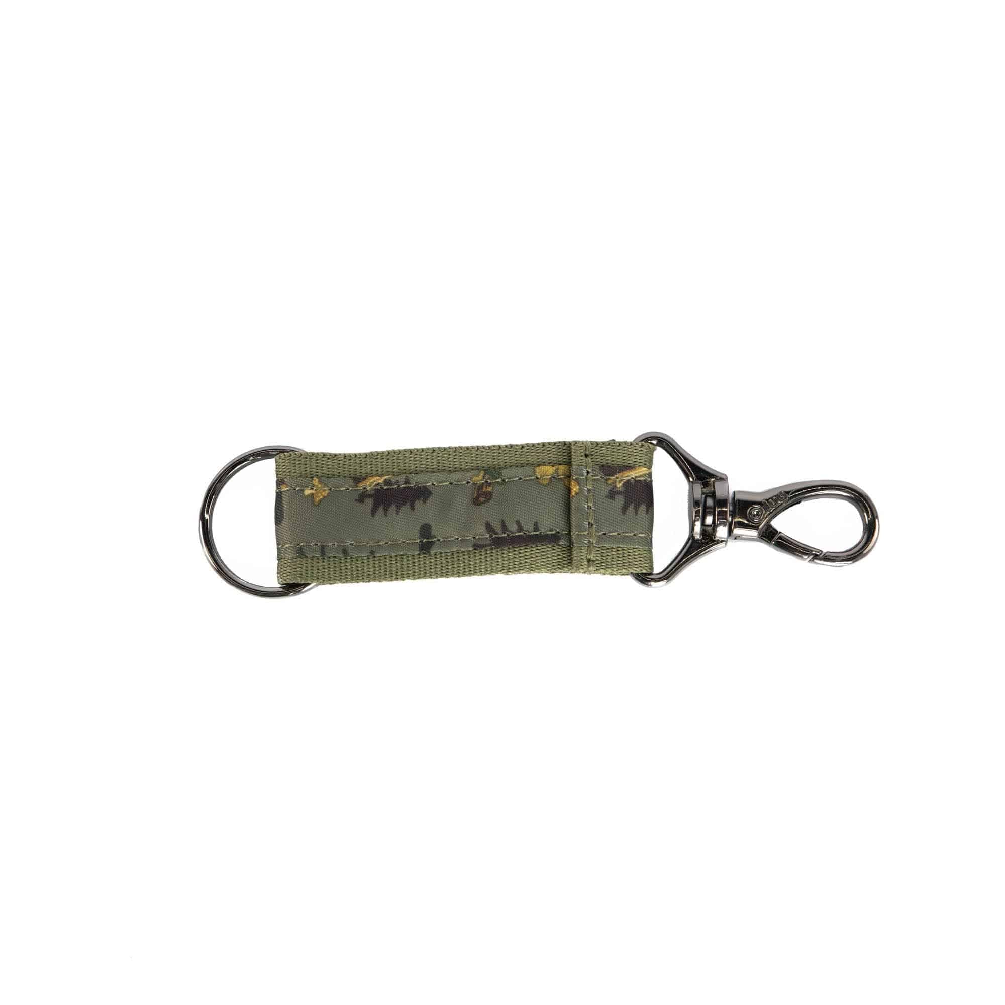 Lug Link Key Chain accessory in camp green with a sturdy metal key fob design, ideal for holding keys or as a stylish key accessory.