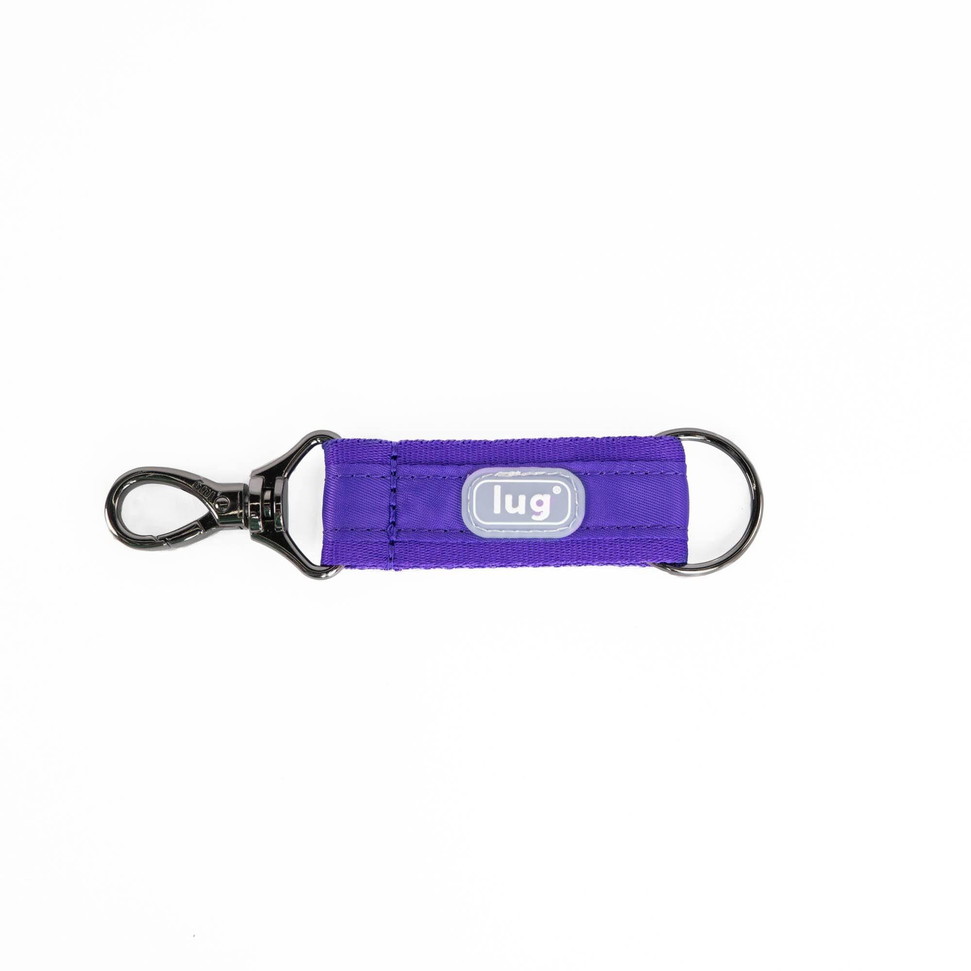 Violet Lug Link key chain accessory with a sleek key fob design, featuring a vibrant purple color and modern style.