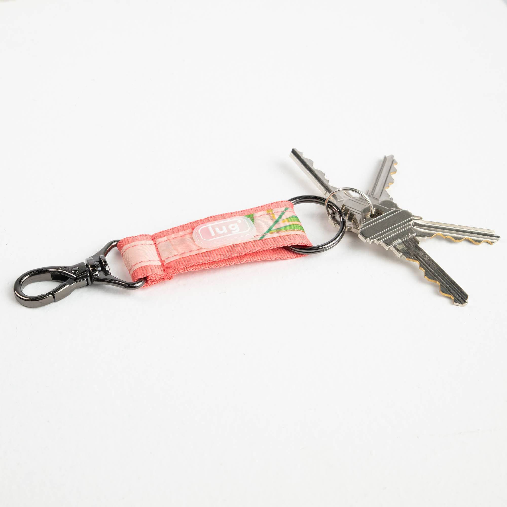 Lug Link Key Chain accessory with a stylish keyfob design, shown hanging on a set of keys in a lifestyle setting.