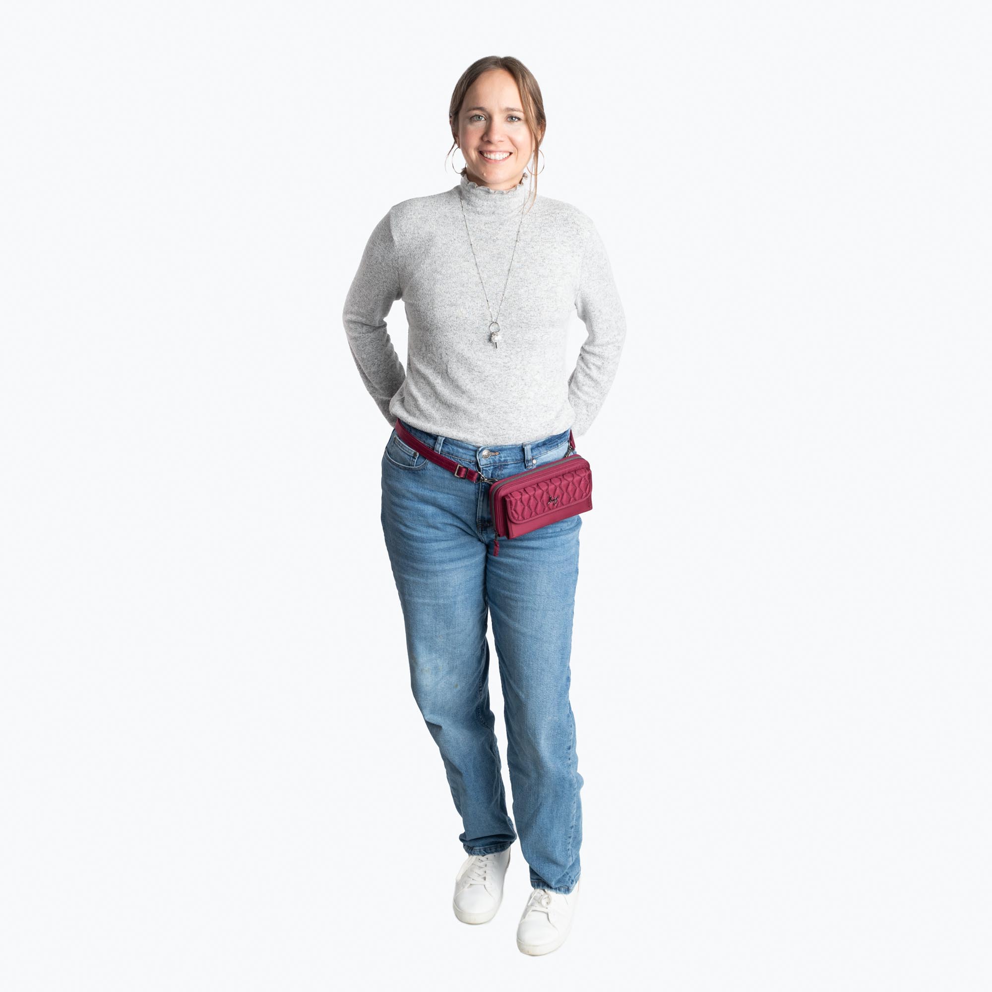 Kickflip SE Convertible RFID Wallet - - KickflipSE_BagProportions_02