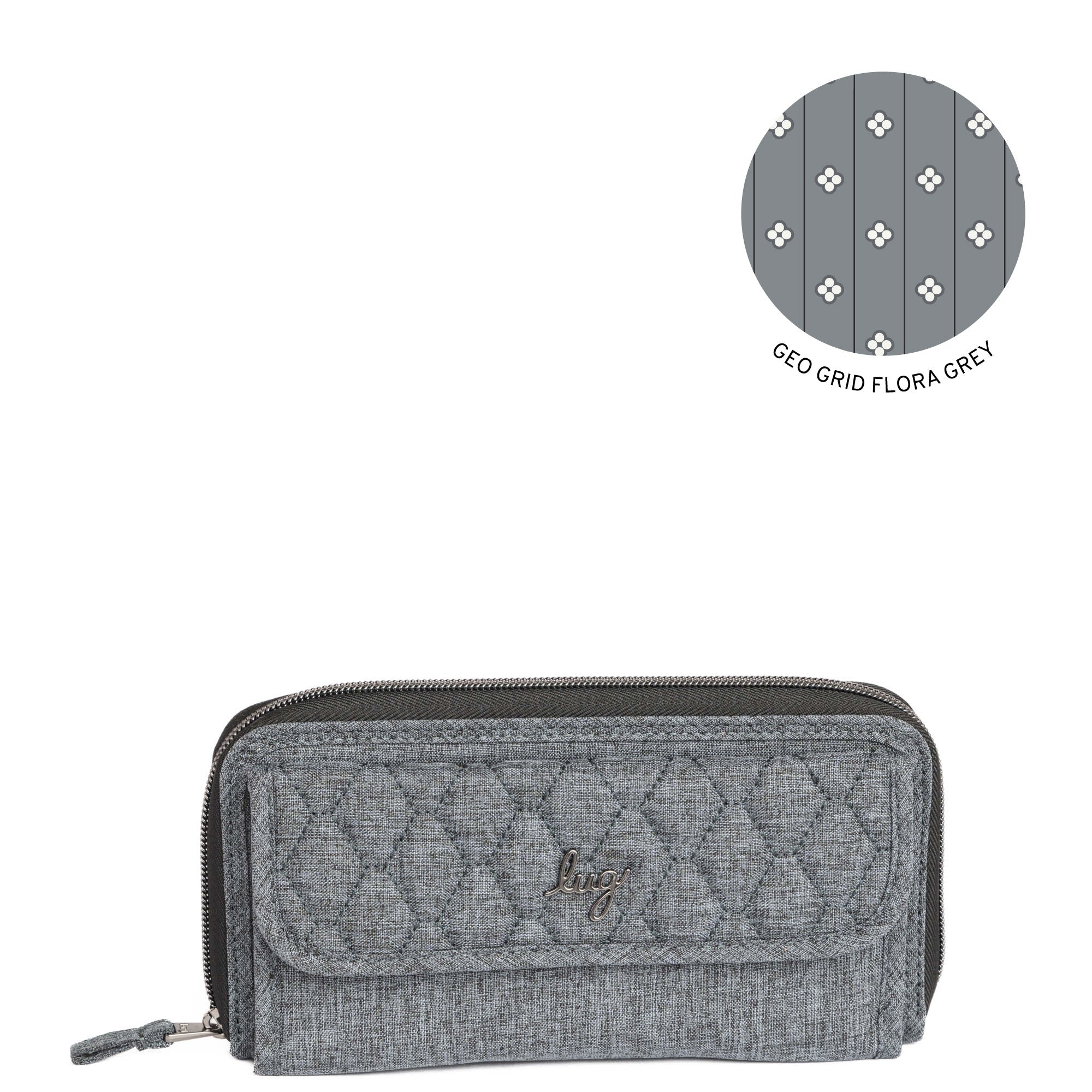Kickflip SE Convertible RFID Wallet - HEATHER GREY - KickflipSE_HeatherGrey