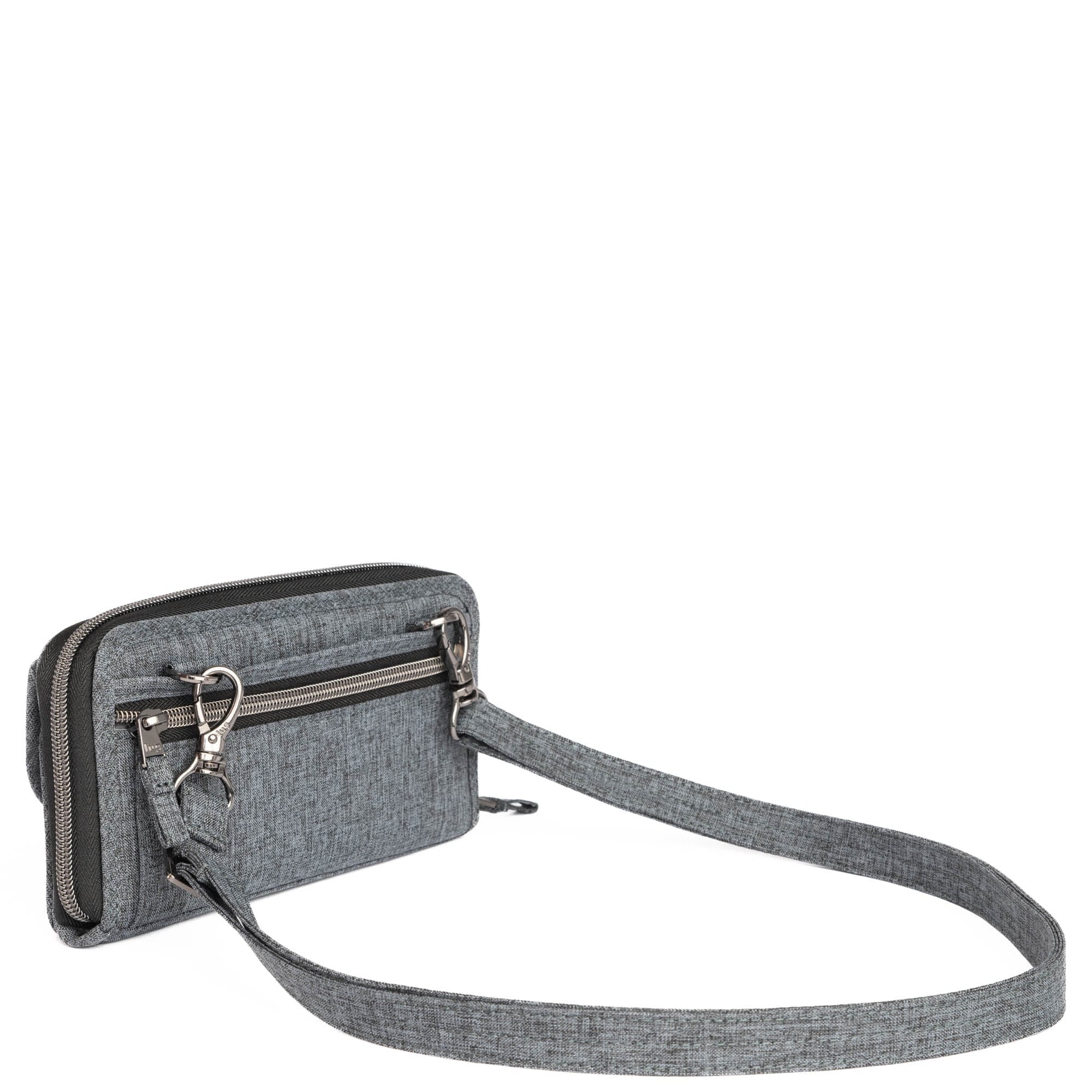 Kickflip SE Convertible RFID Wallet - HEATHER GREY - KickflipSE_HeatherGrey_04