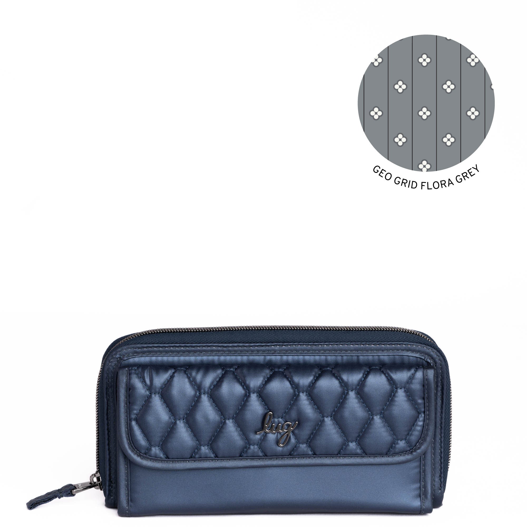 Kickflip SE Convertible RFID Wallet - METALLIC INDIGO - KickflipSE_MetallicIndigo