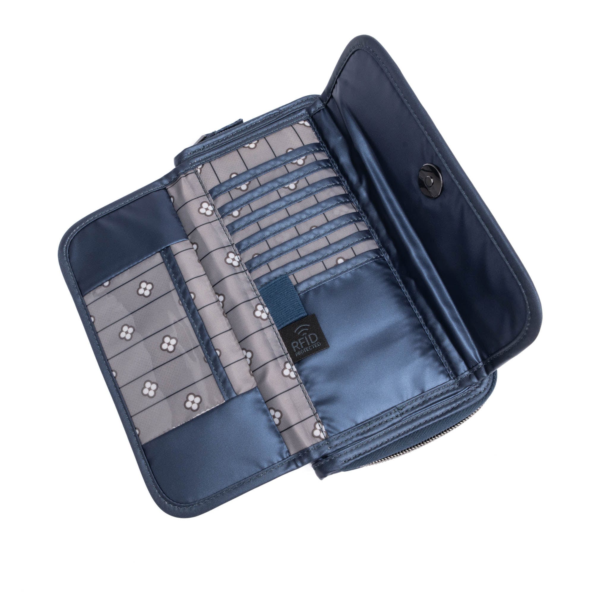 Kickflip SE Convertible RFID Wallet - METALLIC INDIGO - KickflipSE_MetallicIndigo_06