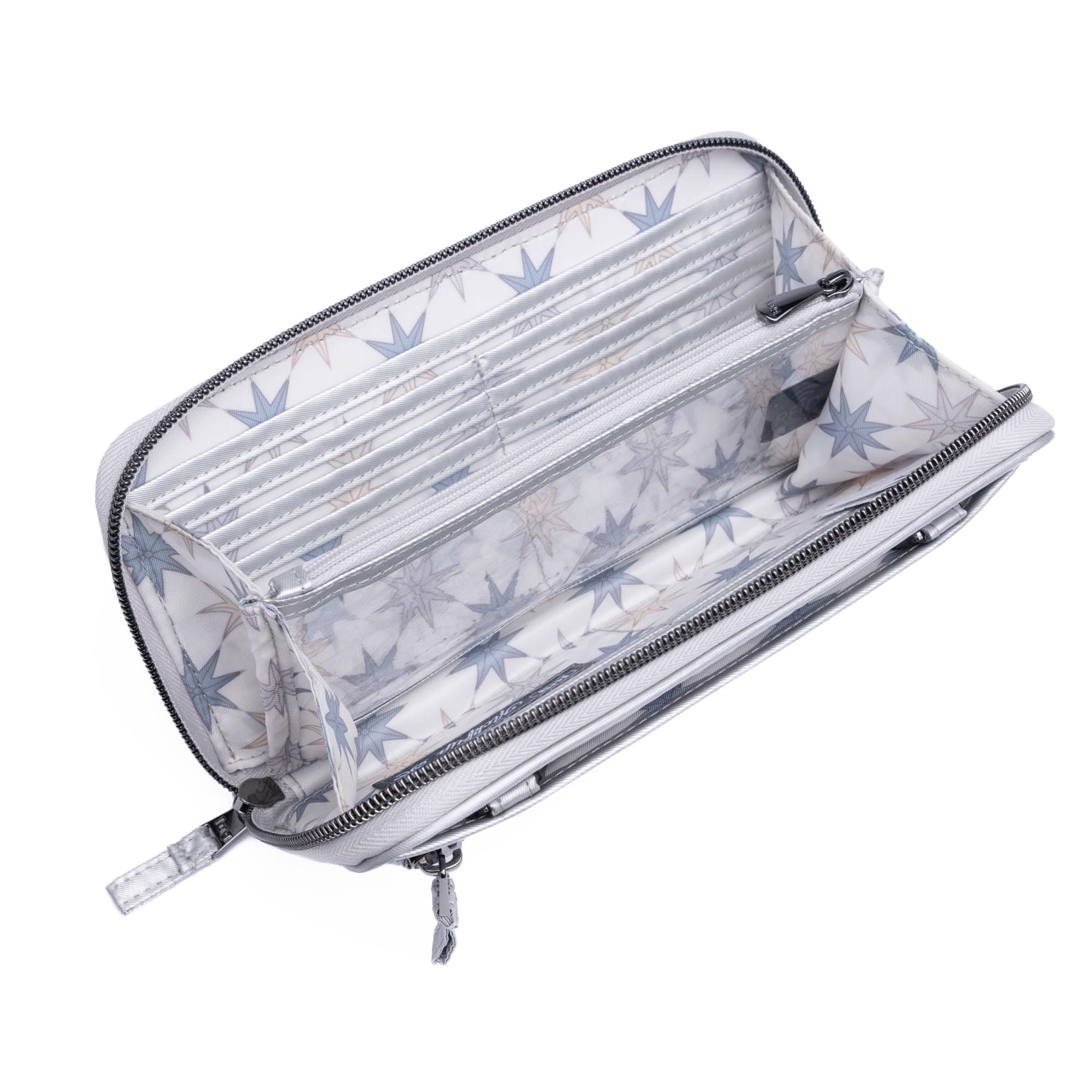 Kickflip SE Convertible RFID Wallet - METALLIC SILVER 2 - KickflipSE_MetallicSilver_05