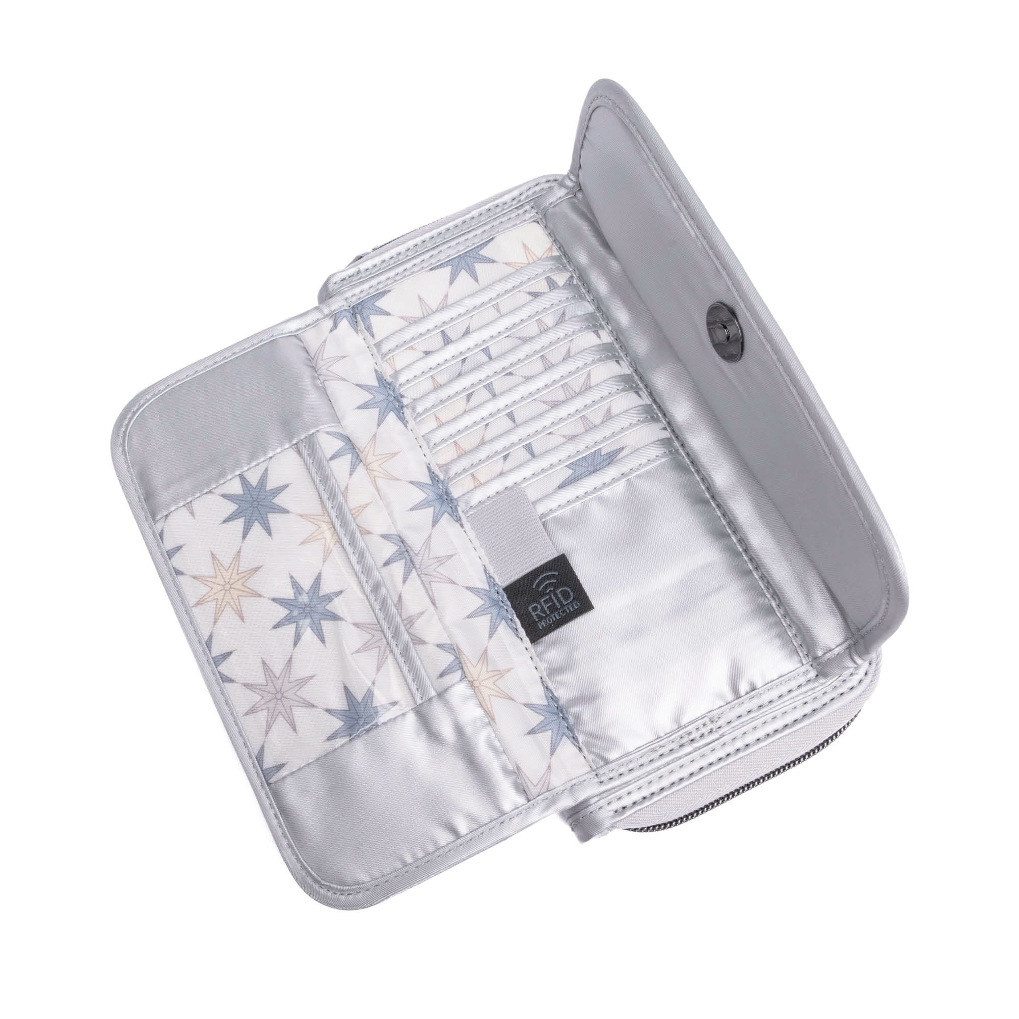 Kickflip SE Convertible RFID Wallet - METALLIC SILVER 2 - KickflipSE_MetallicSilver_06