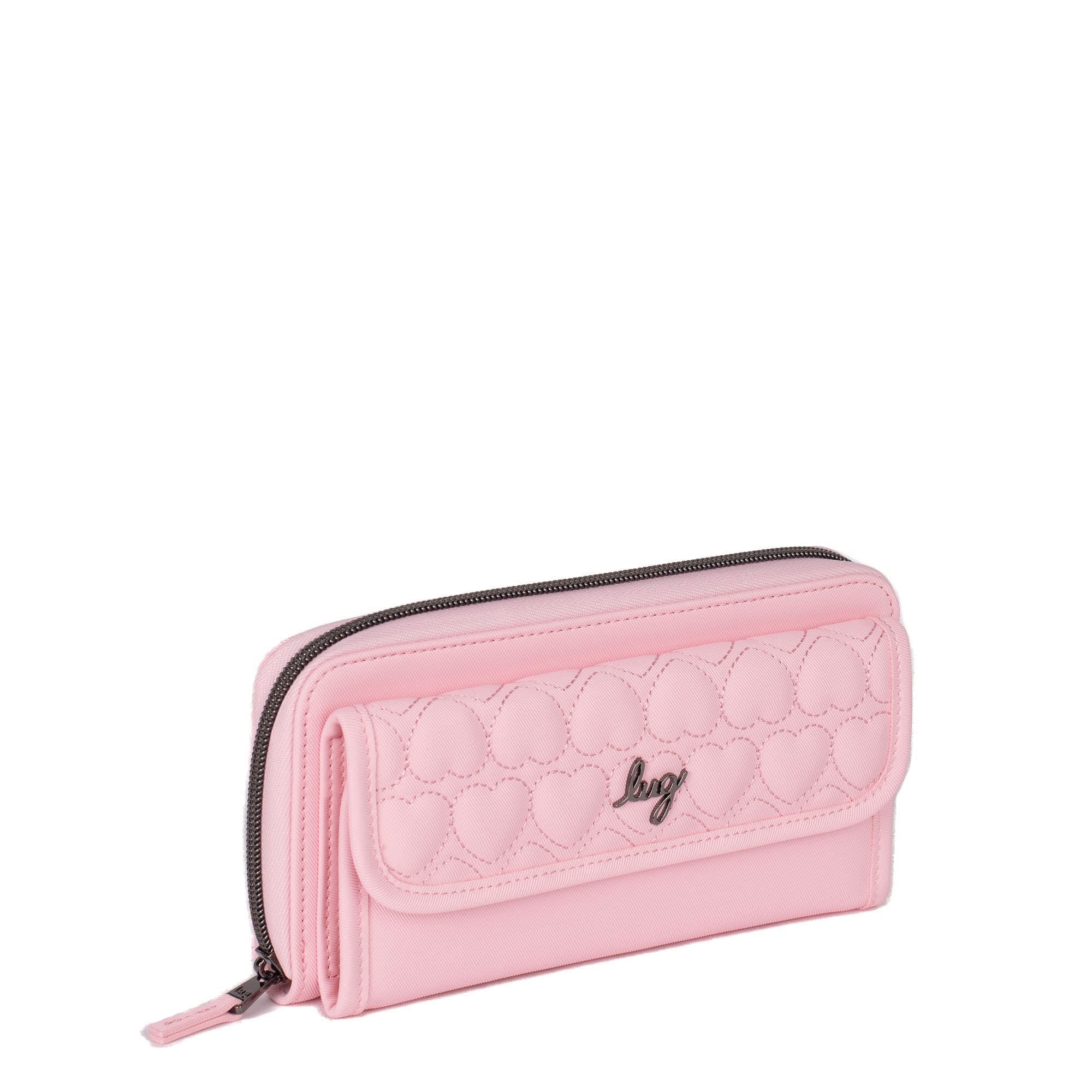 Kickflip Love Satin Luxe VL RFID Wallet - BUBBLE PINK - KickflipSE_SatinLuxe_BubblePink_03