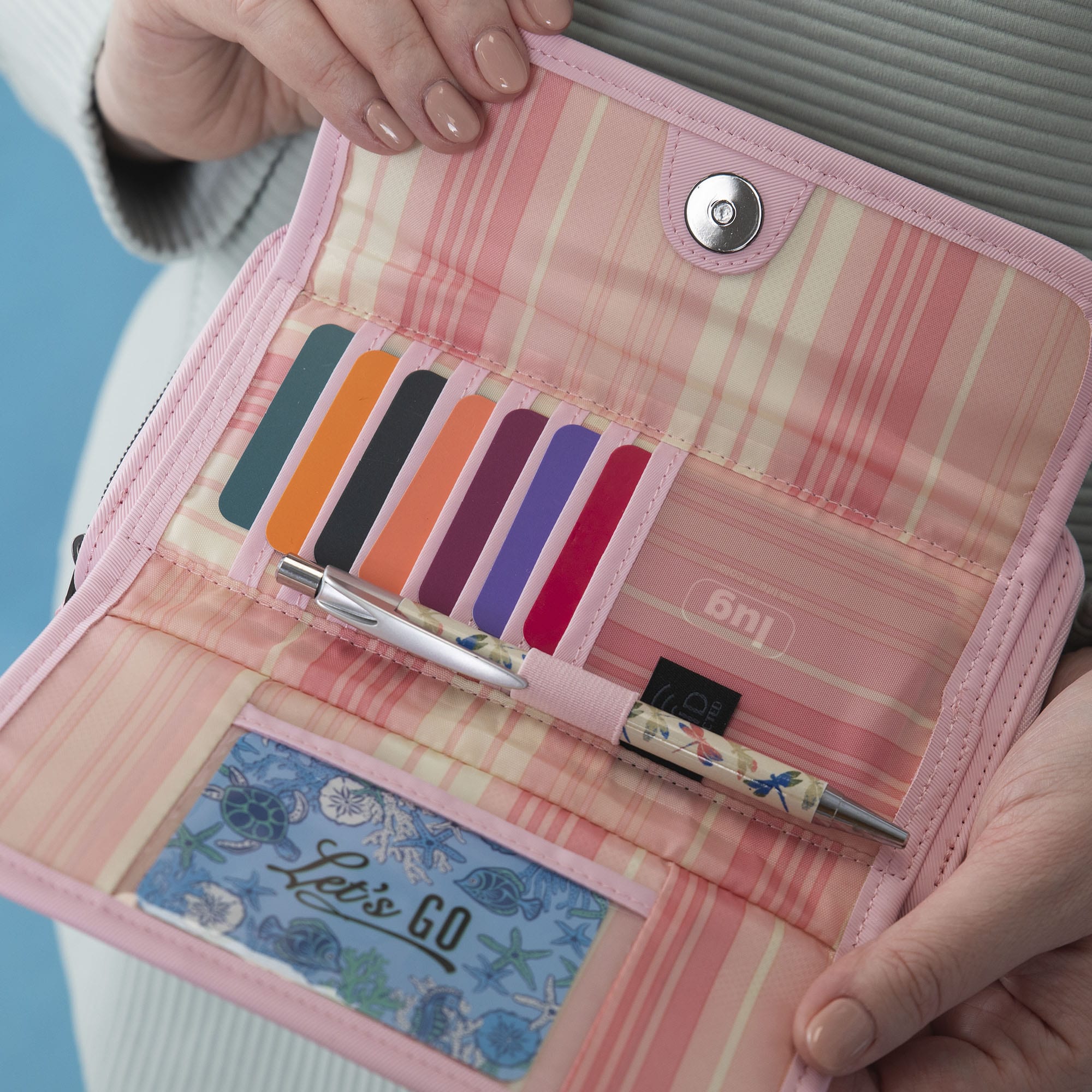 Kickflip Love Satin Luxe VL RFID Wallet - - KickflipSE_SatinLuxe_Lifestyle_01_ad860df8-d3e2-458f-9380-4cf5fbc0b4b8