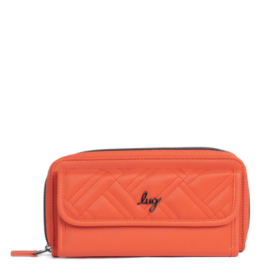 Kickflip SE Satin Luxe VL RFID Wallet - - KickflipSE_SatinLuxe_Papaya_012_1a300253-fd15-490e-aaf8-82e967d23d3c