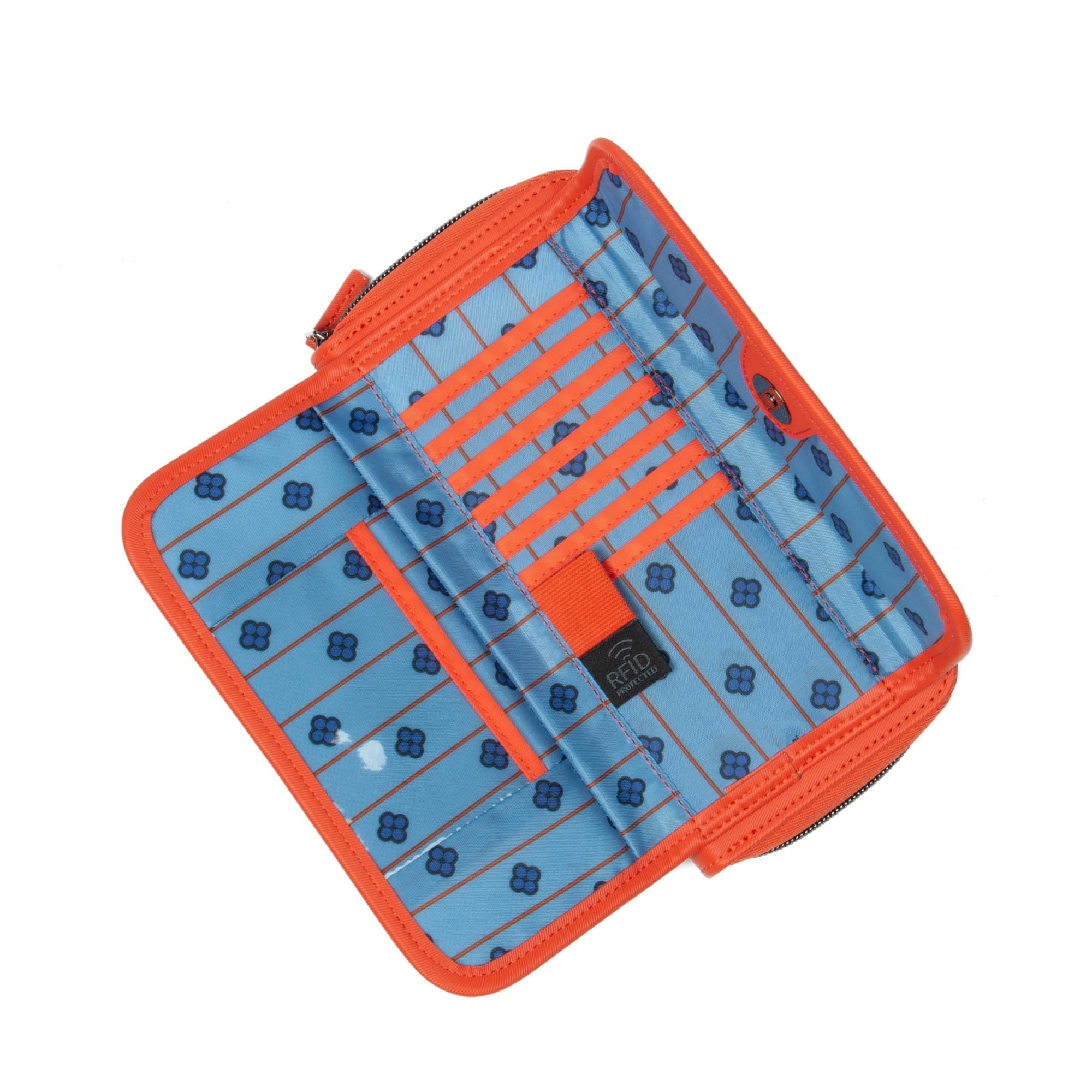 Kickflip SE Satin Luxe VL RFID Wallet - PAPAYA - KickflipSE_SatinLuxe_Papaya_02