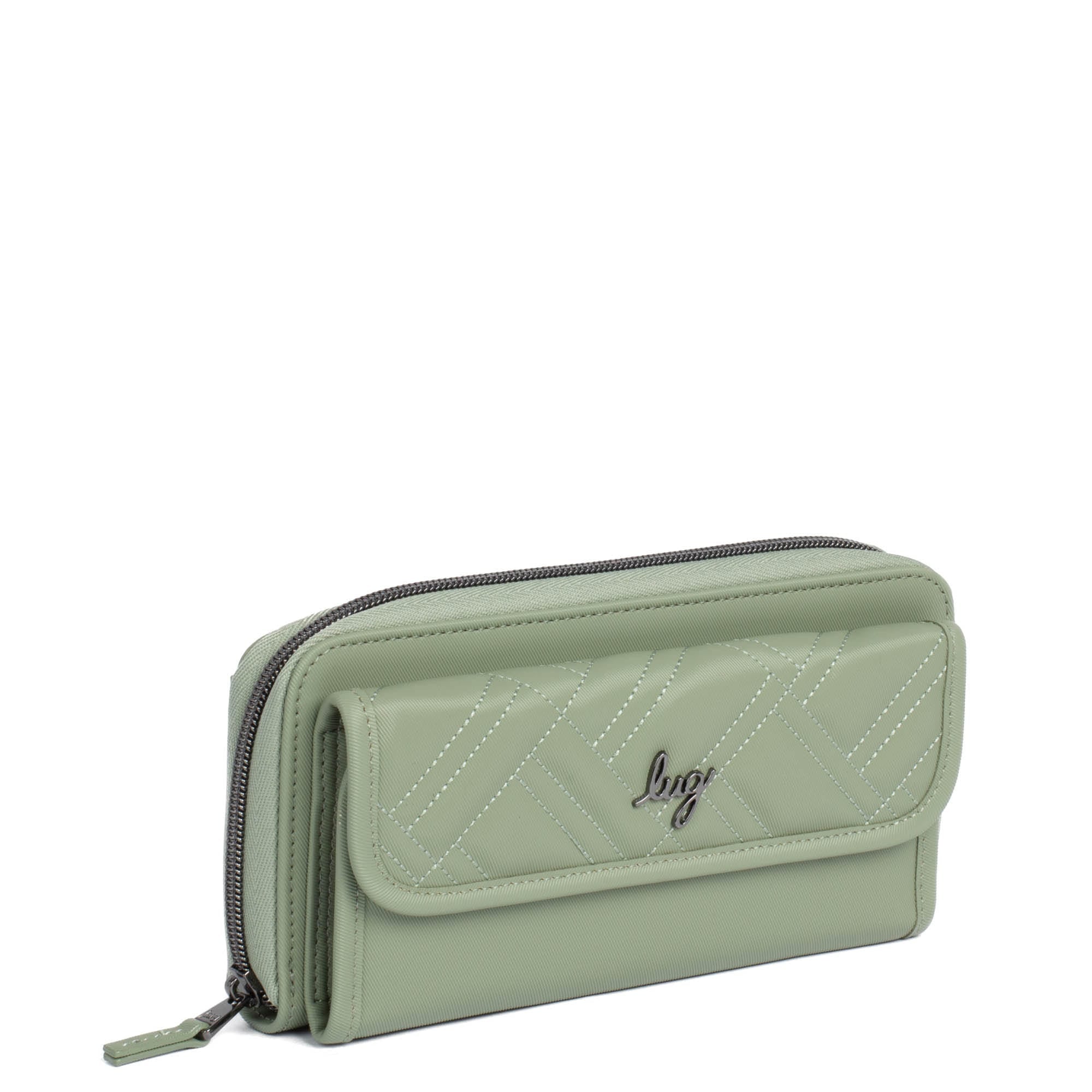 Kickflip SE Satin Luxe VL RFID Wallet - SAGE GREEN - KickflipSE_SatinLuxe_SageGreen_03