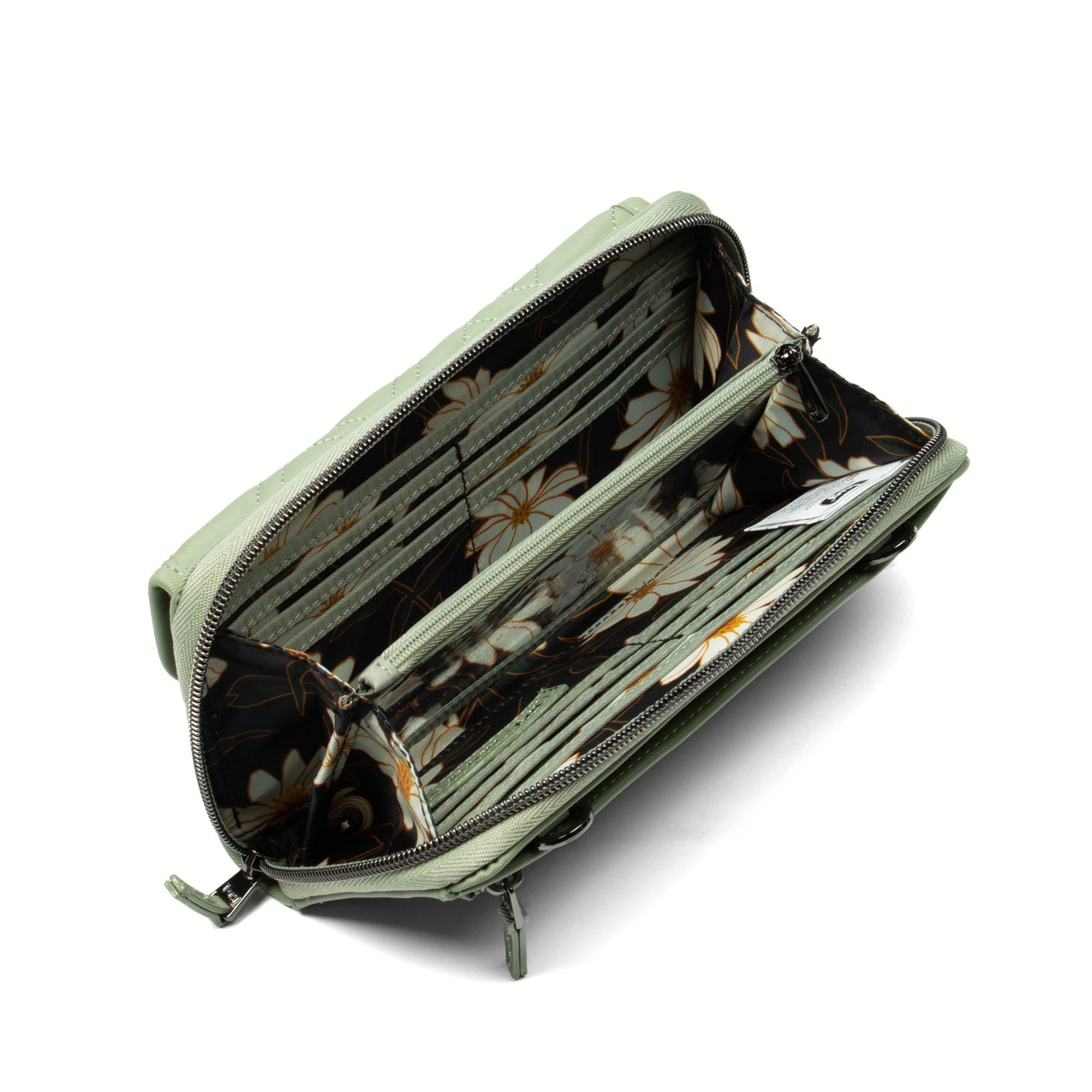 Kickflip SE Satin Luxe VL RFID Wallet - SAGE GREEN - KickflipSE_SatinLuxe_SageGreen_06