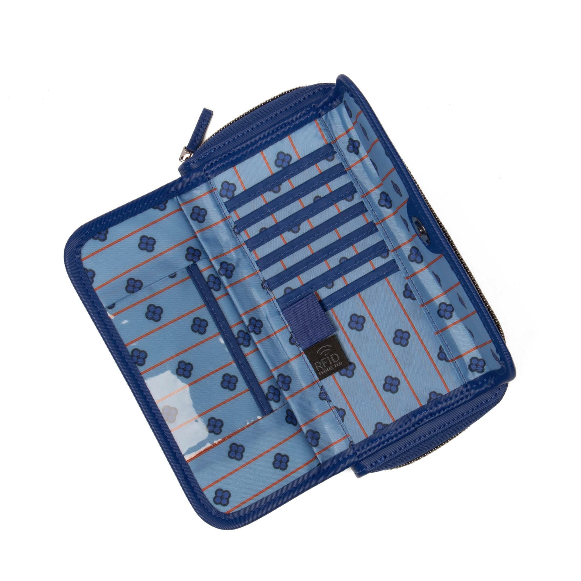 Kickflip SE Satin Luxe VL RFID Wallet - SAPPHIRE BLUE - KickflipSE_SatinLuxe_SapphireBlue_02