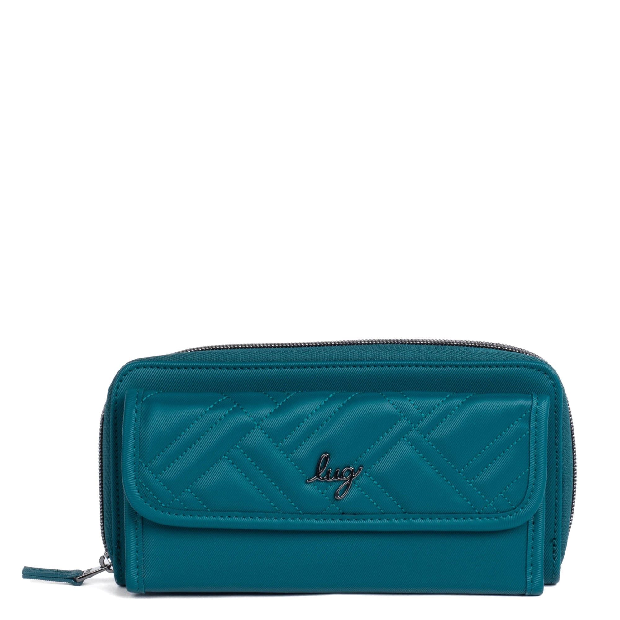 Kickflip SE Satin Luxe VL RFID Wallet - TEAL - KickflipSE_SatinLuxe_Teal_01