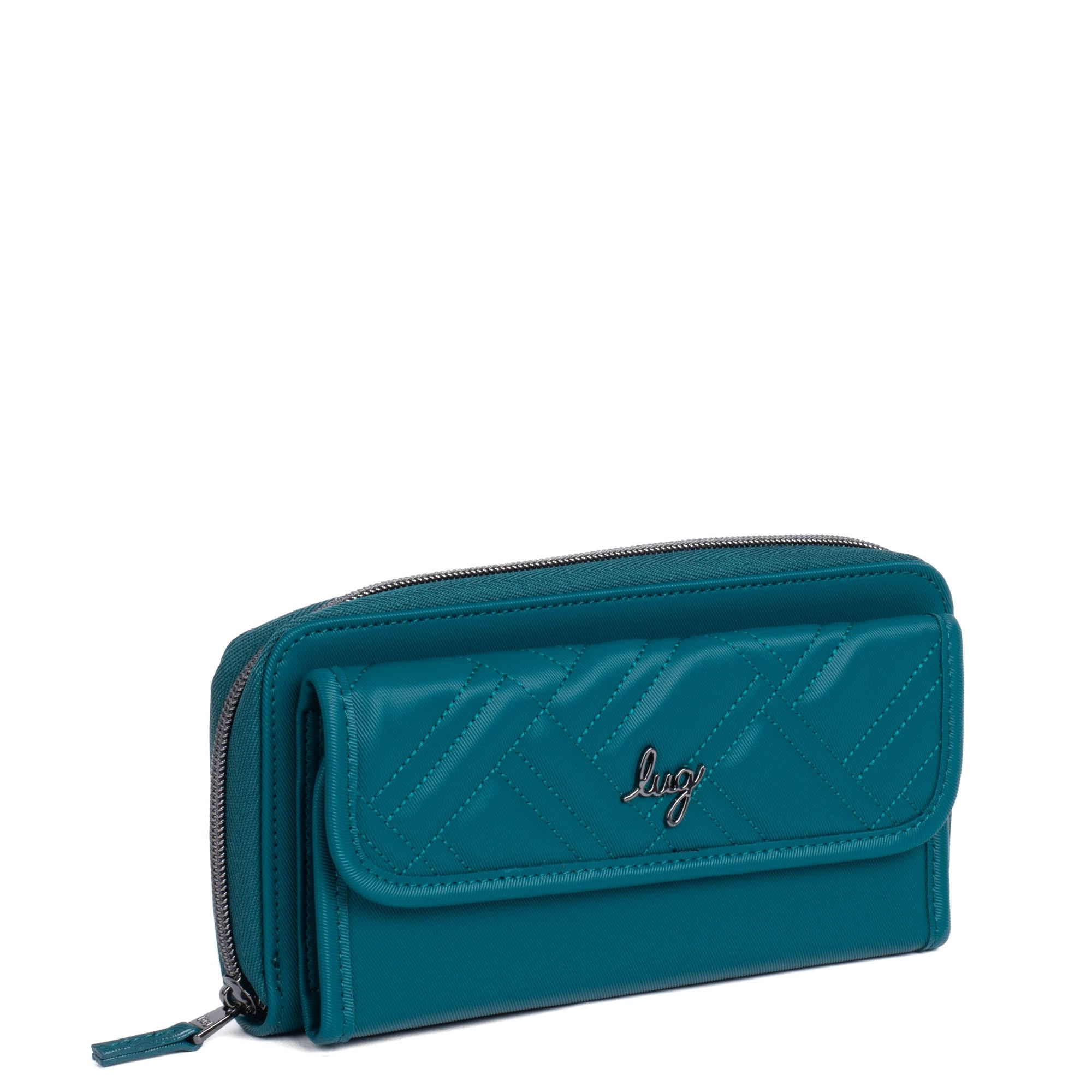 Kickflip SE Satin Luxe VL RFID Wallet - TEAL - KickflipSE_SatinLuxe_Teal_03