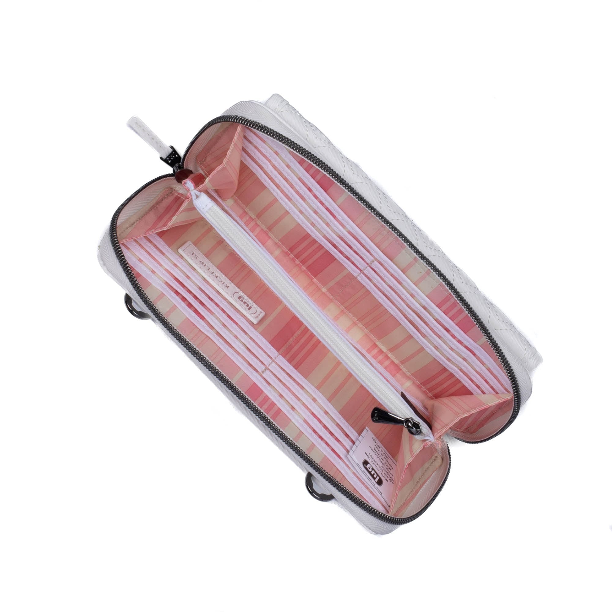 Kickflip Love Satin Luxe VL RFID Wallet - WHITE - KickflipSE_SatinLuxe_White_06