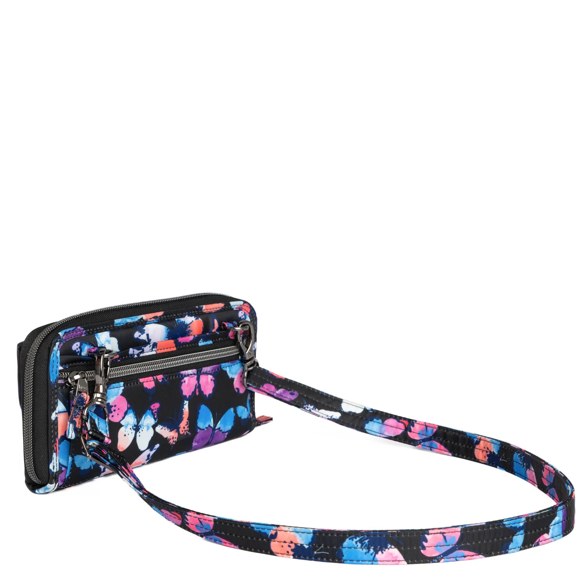 Kickflip SE Convertible RFID Wallet - WATERCOLOR BUTTERFLIES - KickflipSE_WatercolourButterflies_04