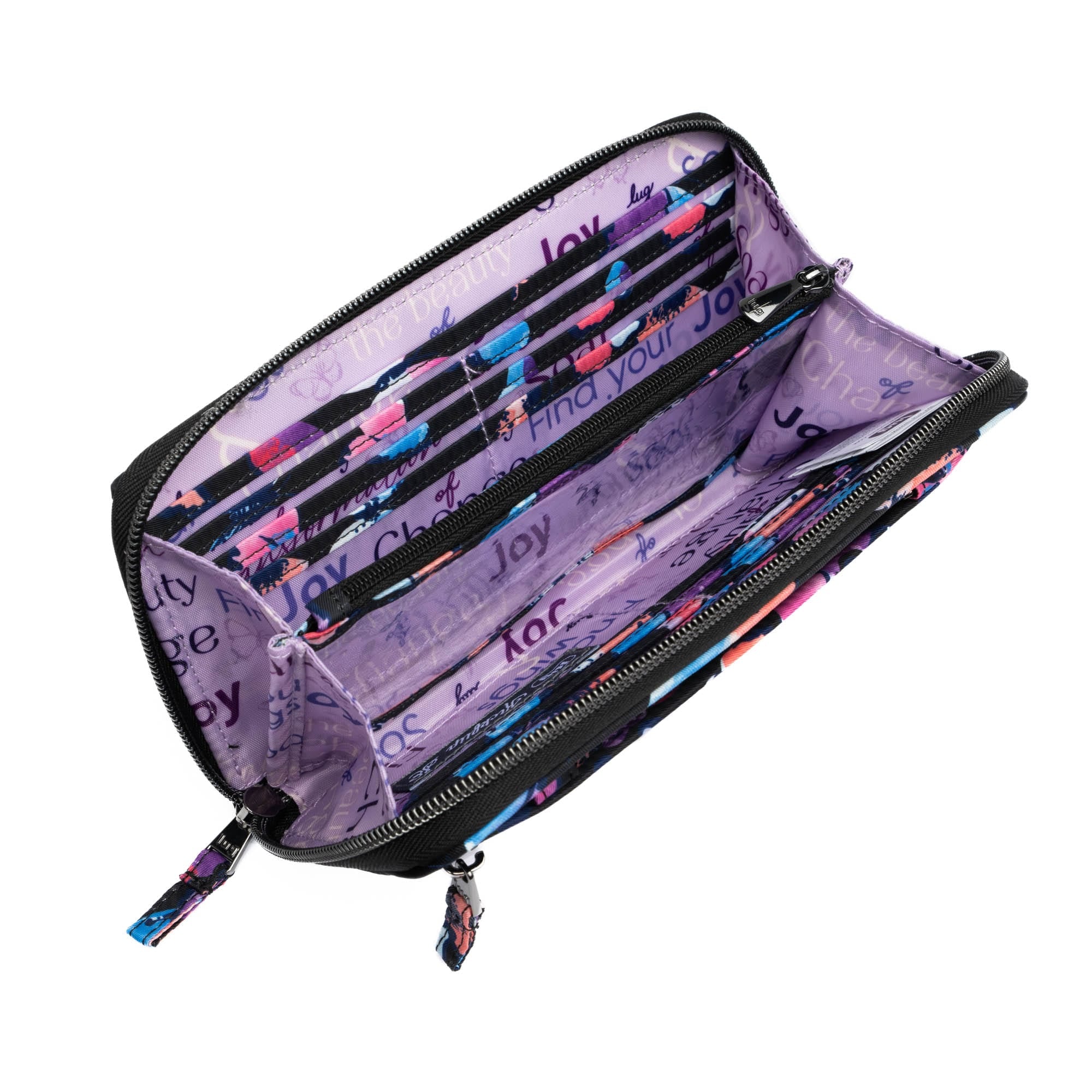 Kickflip SE Convertible RFID Wallet - WATERCOLOR BUTTERFLIES - KickflipSE_WatercolourButterflies_05