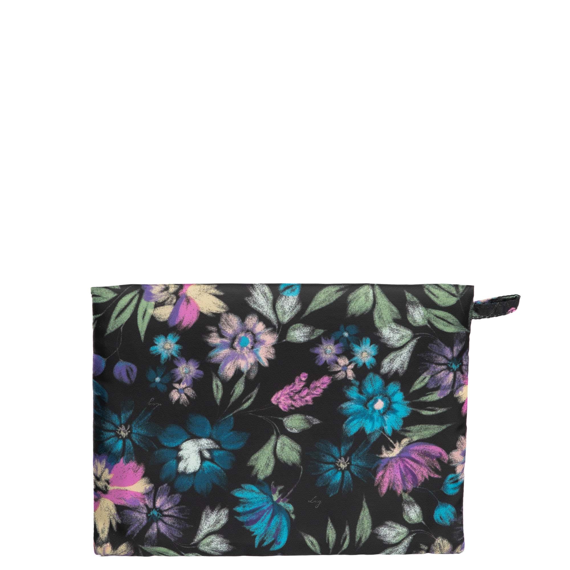 Kickline Triple Zip Storage Pouch - BLOOM BLACK - Kickline_BloomBlack_03