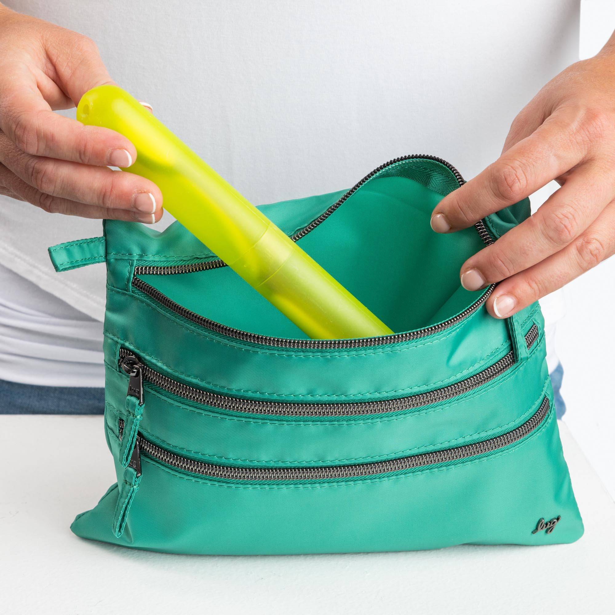 Kickline Triple Zip Storage Pouch - - Kickline_Lifestyle_02