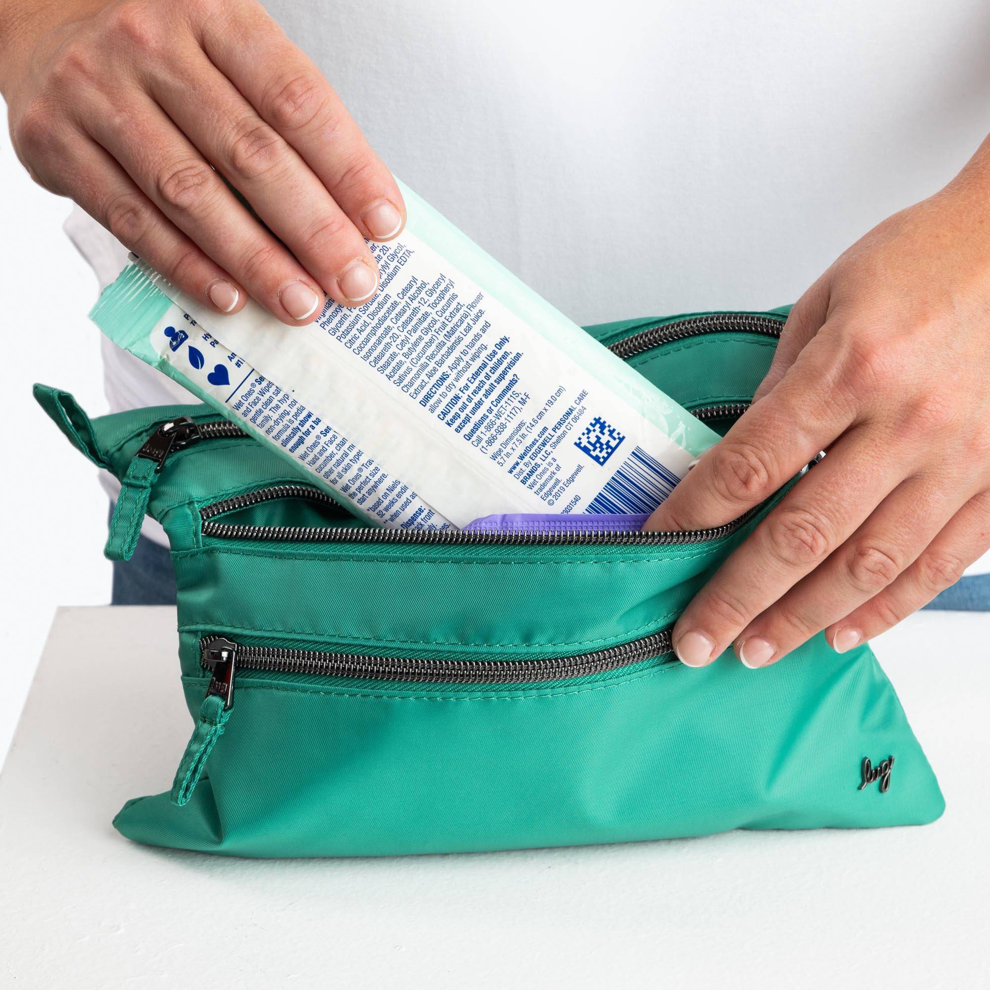 Kickline Triple Zip Storage Pouch - - Kickline_Lifestyle_03