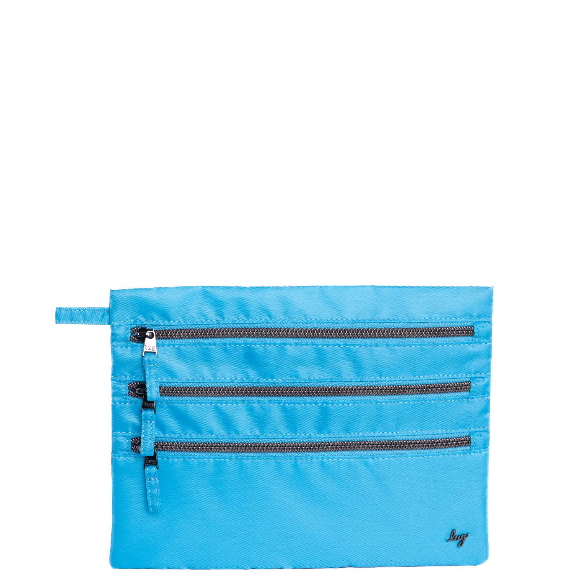 Kickline Triple Zip Storage Pouch - SKY - Kickline_SkyNeon_01