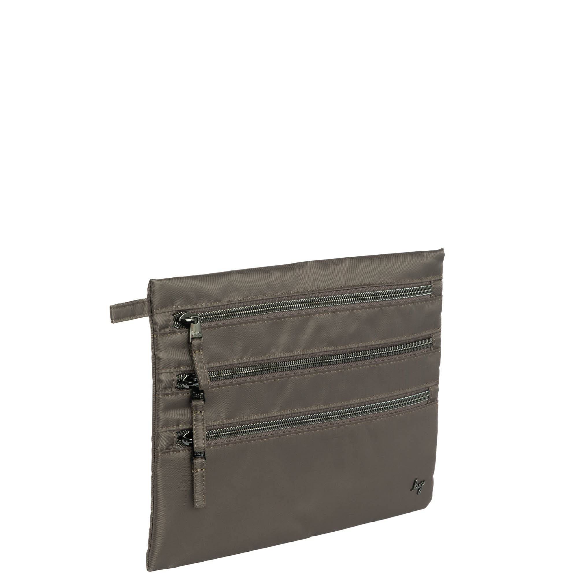 Kickline Triple Zip Storage Pouch - WALNUT - Kickline_Walnut_02