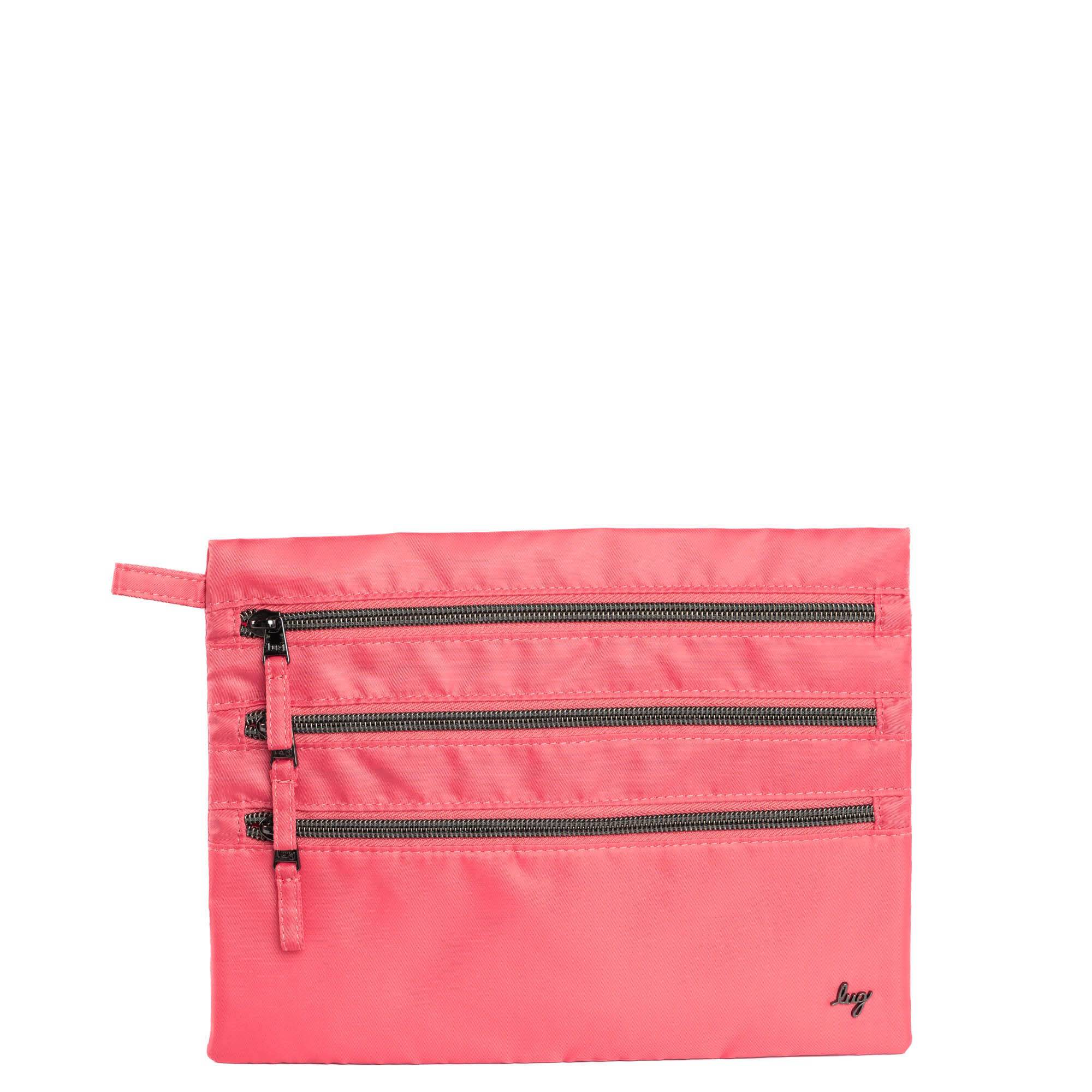 Kickline Triple Zip Storage Pouch - WATERMELON - Kickline_Watermelon_01