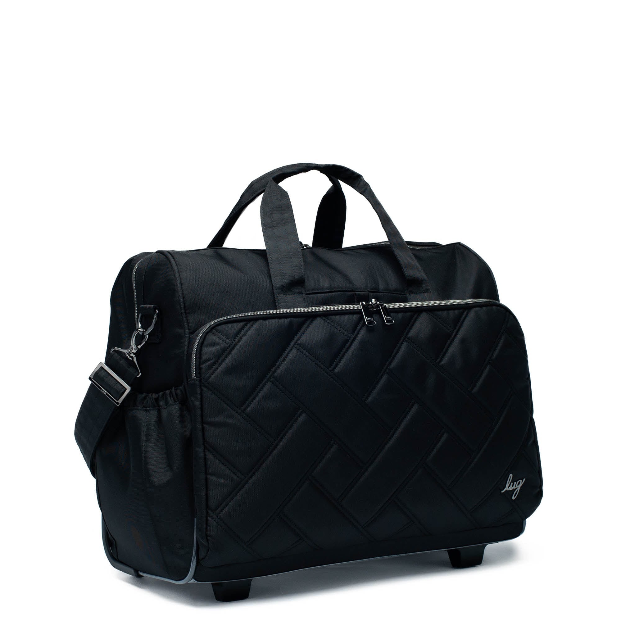 Locomotion Ultra X RFID Rolling Travel Bag - BLACK - Locomotion_UltraX_Black_02