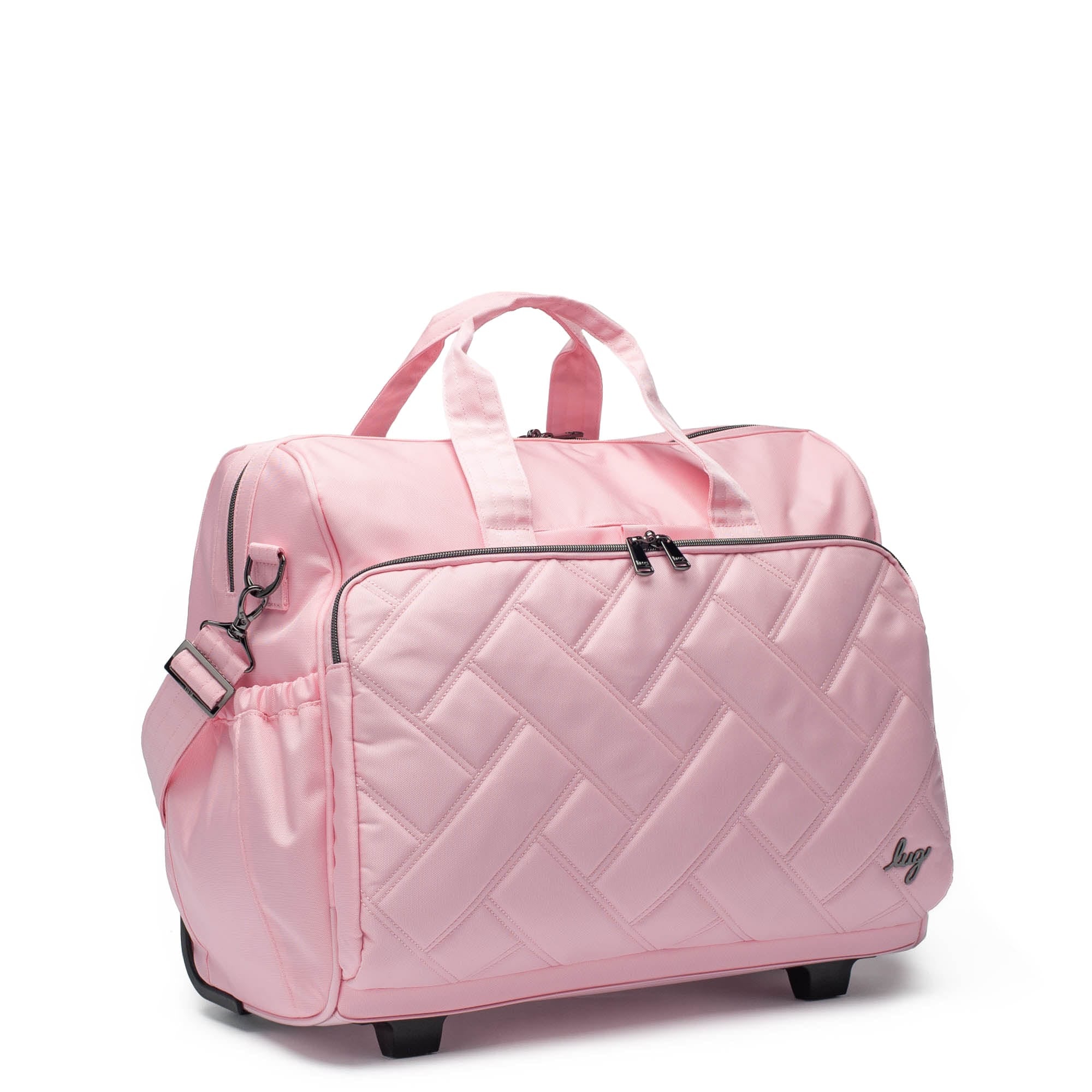 Locomotion Ultra X RFID Rolling Travel Bag - BUBBLE PINK - Locomotion_UltraX_BubblePink_02