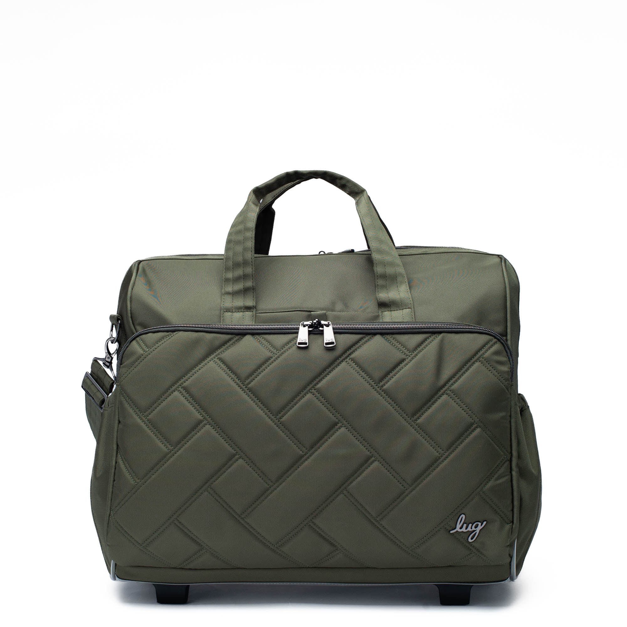 Locomotion Ultra X RFID Rolling Travel Bag - OLIVE GREEN - Locomotion_UltraX_OliveGreen_01