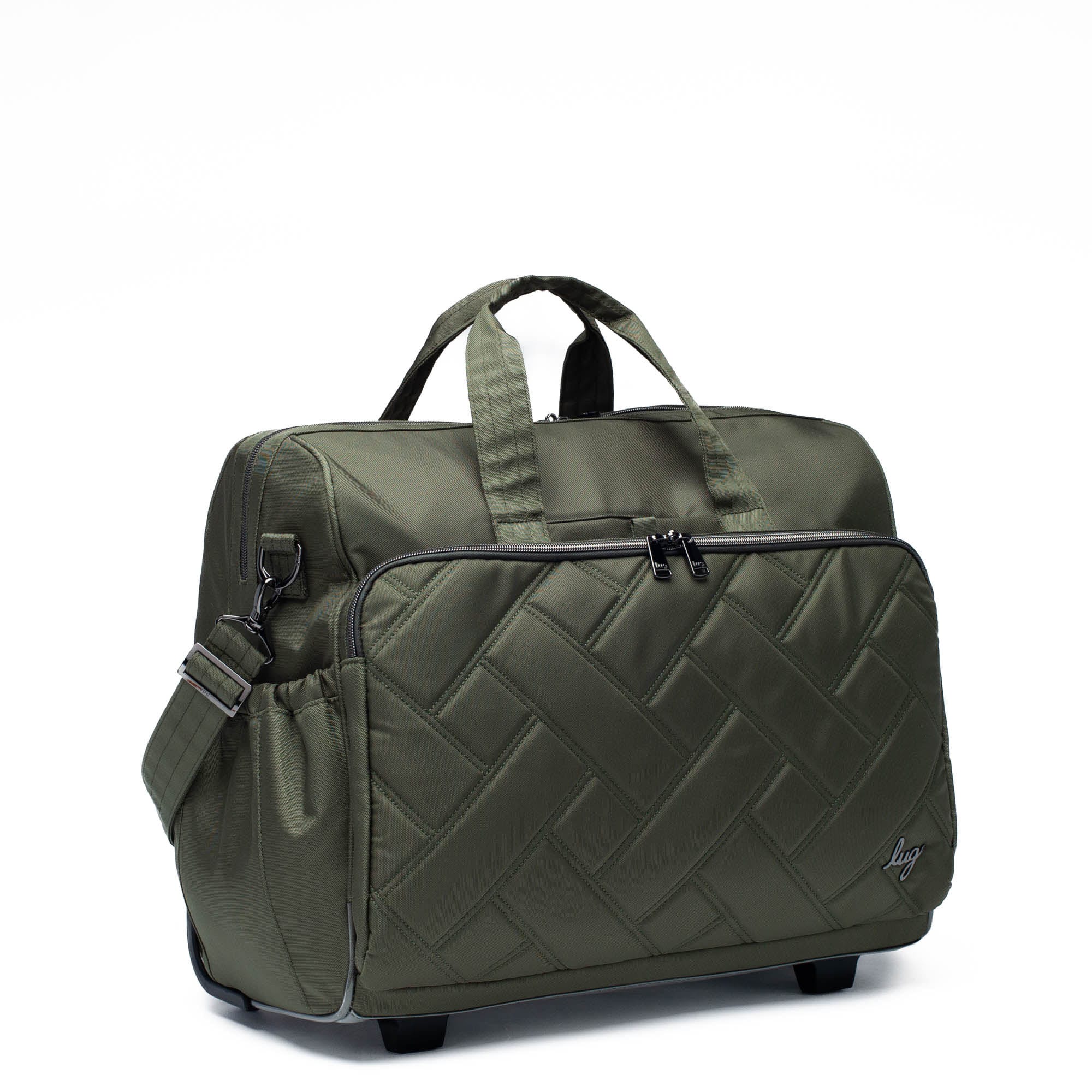 Locomotion Ultra X RFID Rolling Travel Bag - OLIVE GREEN - Locomotion_UltraX_OliveGreen_02