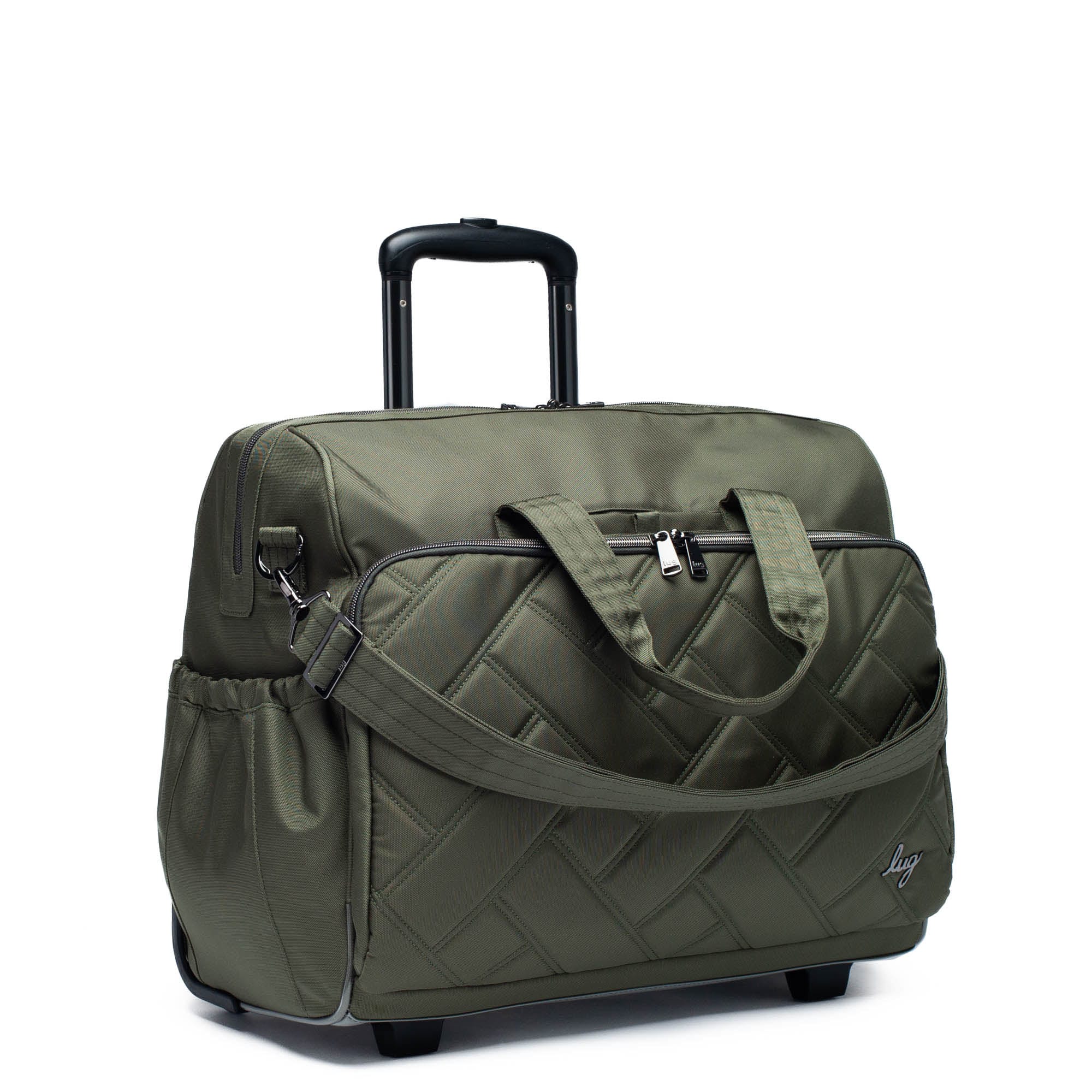 Locomotion Ultra X RFID Rolling Travel Bag - OLIVE GREEN - Locomotion_UltraX_OliveGreen_07