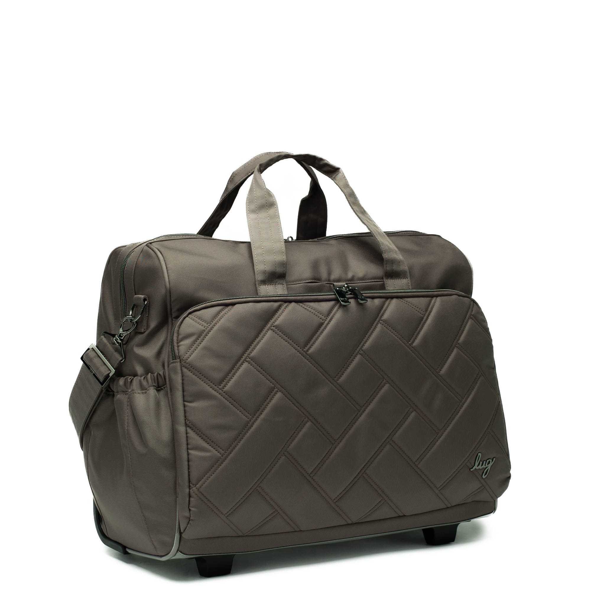 Locomotion Ultra X RFID Rolling Travel Bag - WALNUT BROWN - Locomotion_UltraX_Walnut_02
