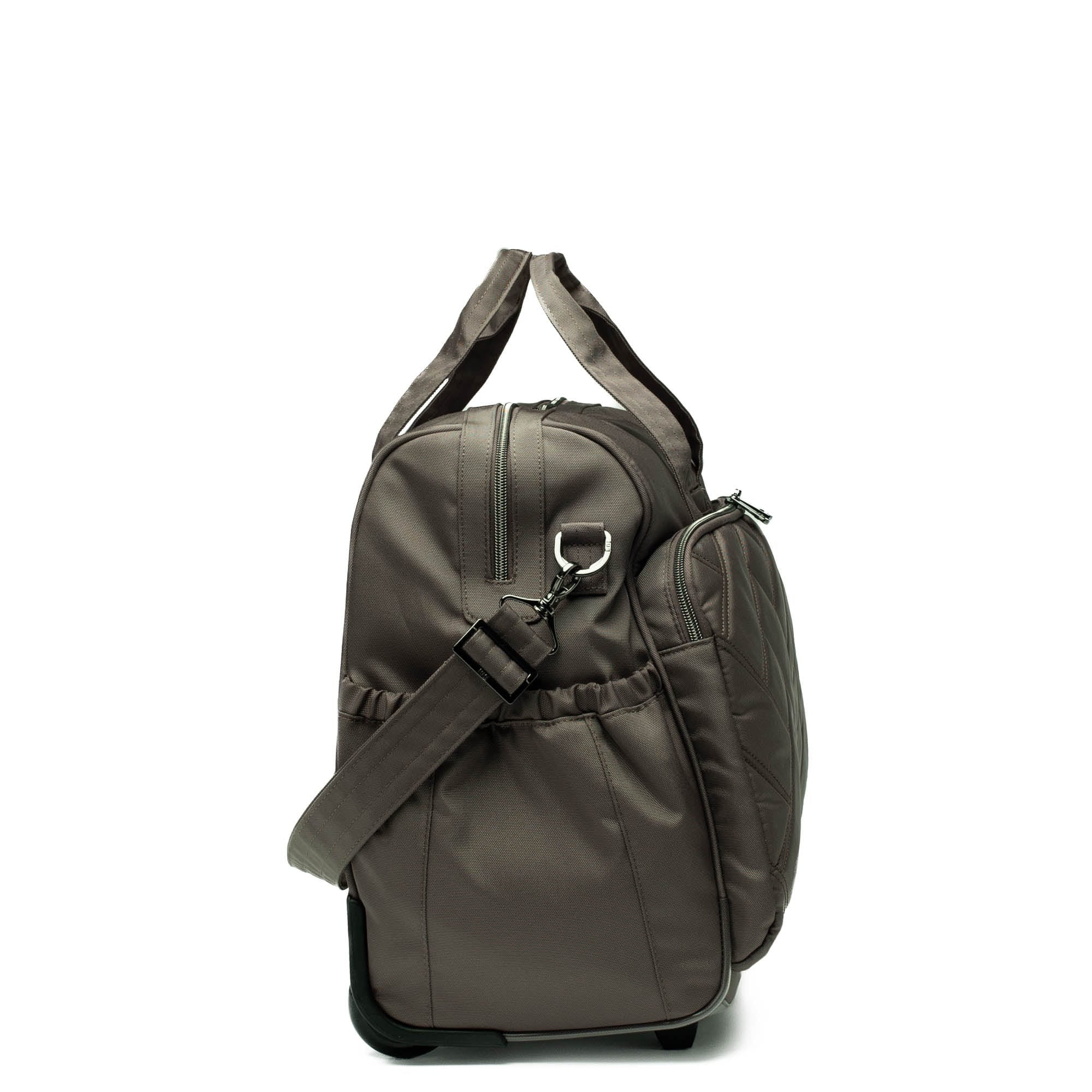 Locomotion Ultra X RFID Rolling Travel Bag - WALNUT BROWN - Locomotion_UltraX_Walnut_03