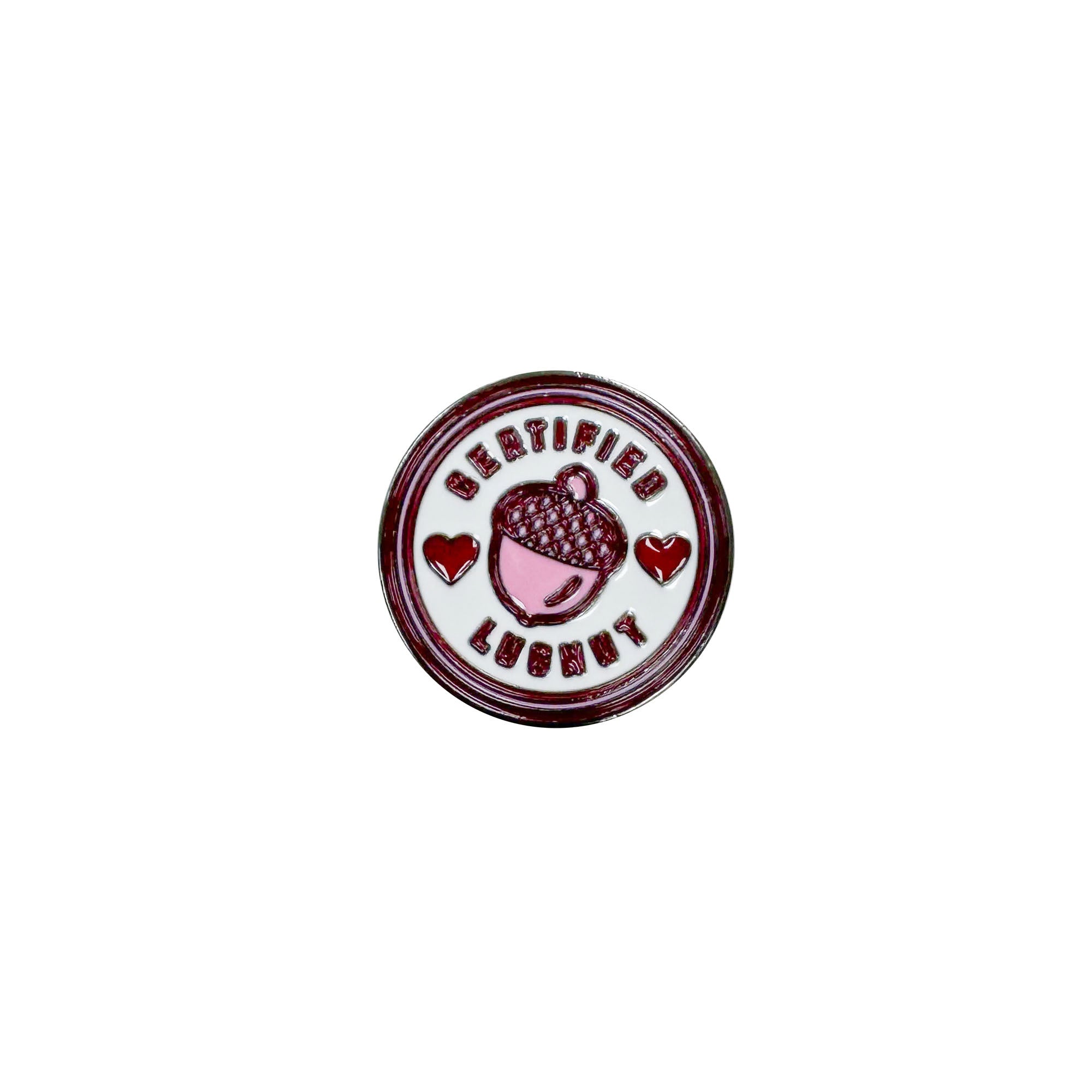 Lug Novelty Bag Charm - CERTIFIED LUGNUT ORCHID PINK - LugBagCharm_CertifiedLugNut_OrchidPink
