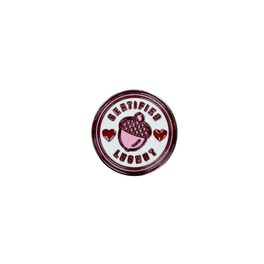 Lug Novelty Bag Charm - CERTIFIED LUGNUT ORCHID PINK - LugBagCharm_CertifiedLugNut_OrchidPink
