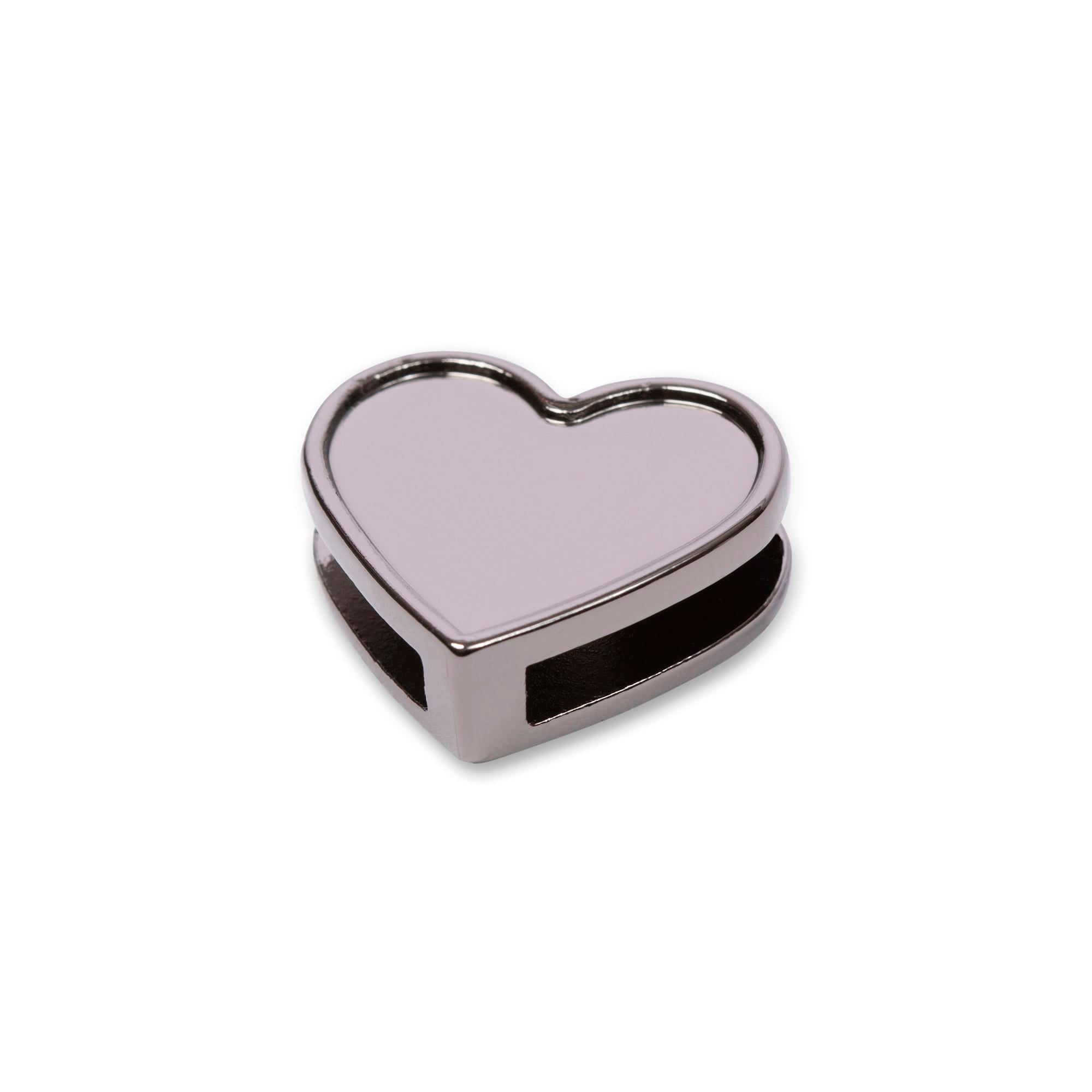 Lug Gunmetal Bag Charm - HEART - Lug_20Charms_Heart_02