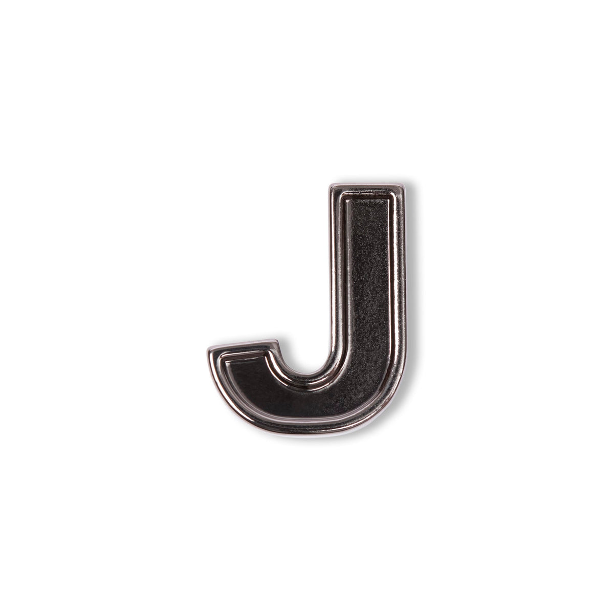 Lug Gunmetal Bag Charm - J - Lug_20Charms_J_01