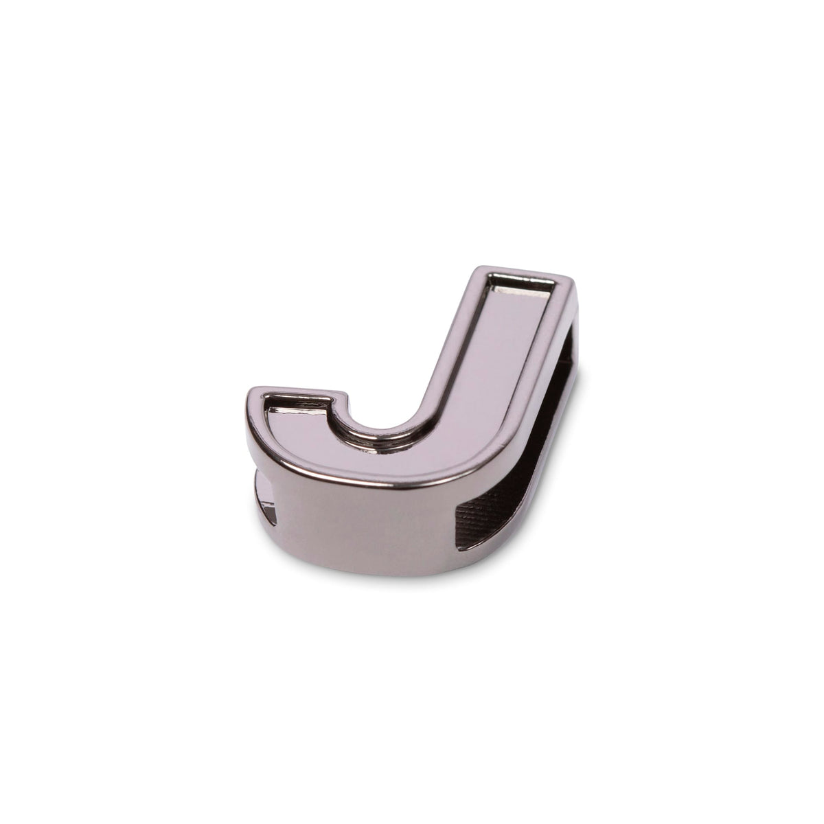 Lug Gunmetal Bag Charm - J - Lug_20Charms_J_02