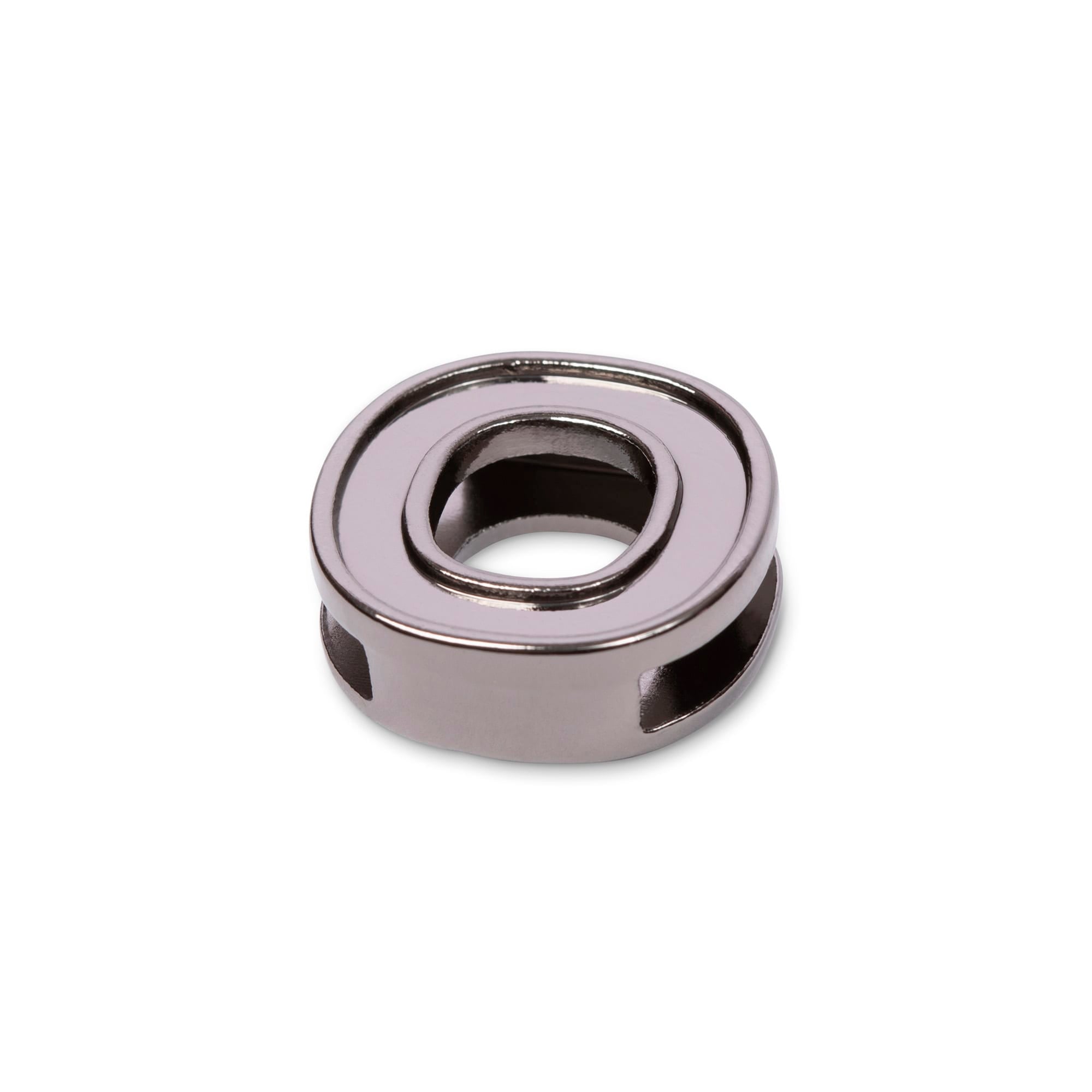 Lug Gunmetal Bag Charm - O - Lug_20Charms_O_02