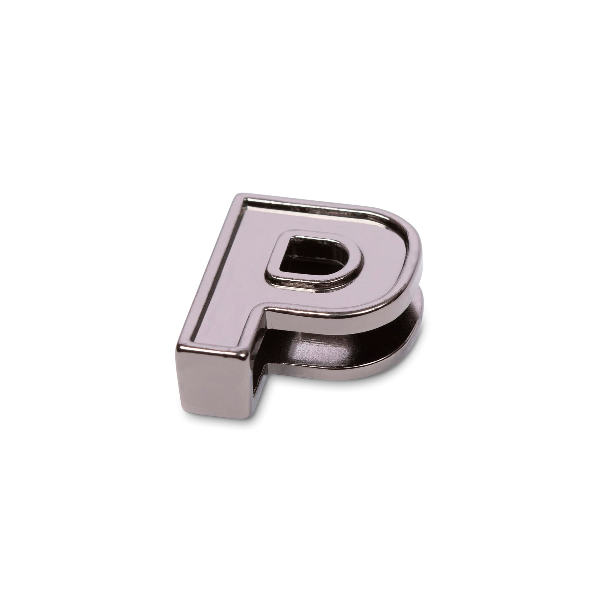 Lug Gunmetal Bag Charm - P - Lug_20Charms_P_02