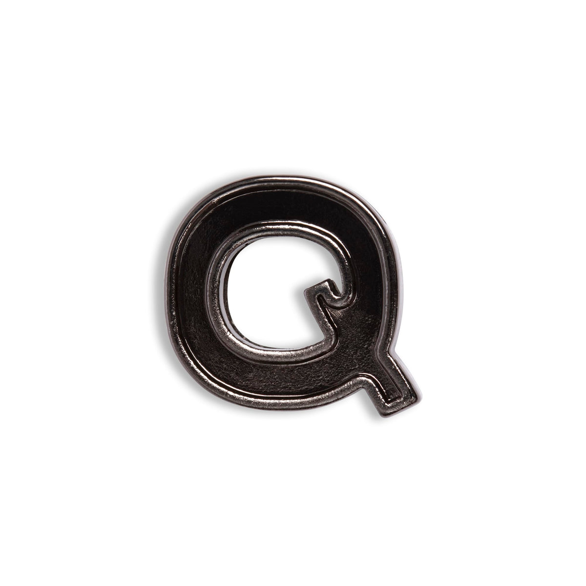 Lug Gunmetal Bag Charm - Q - Lug_20Charms_Q_01