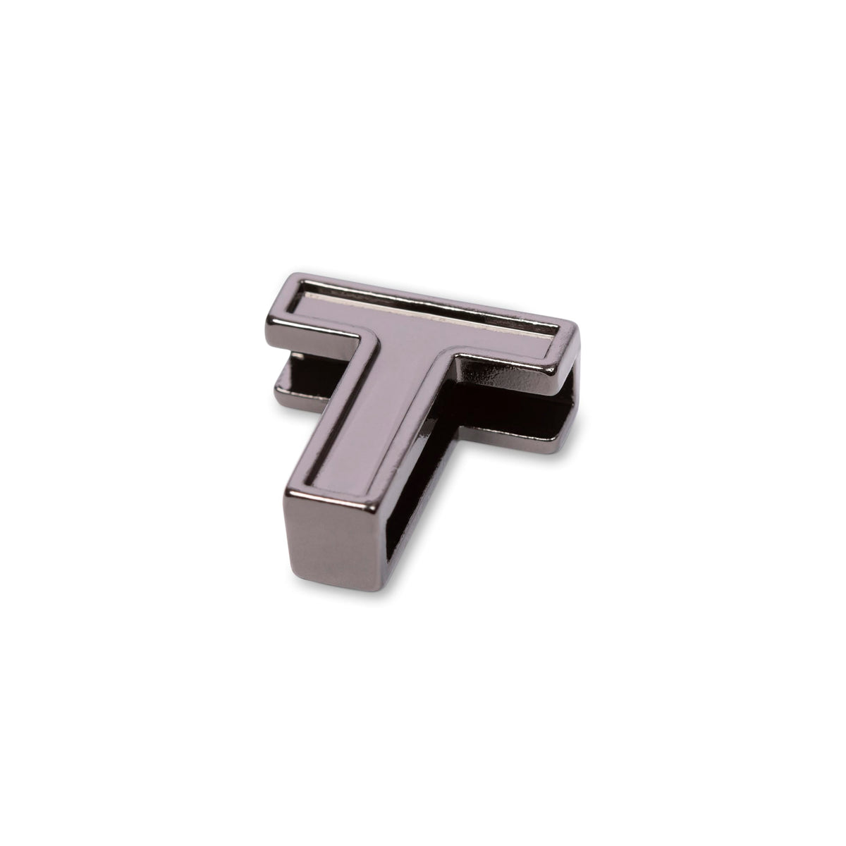 Lug Gunmetal Bag Charm - T - Lug_20Charms_T_02