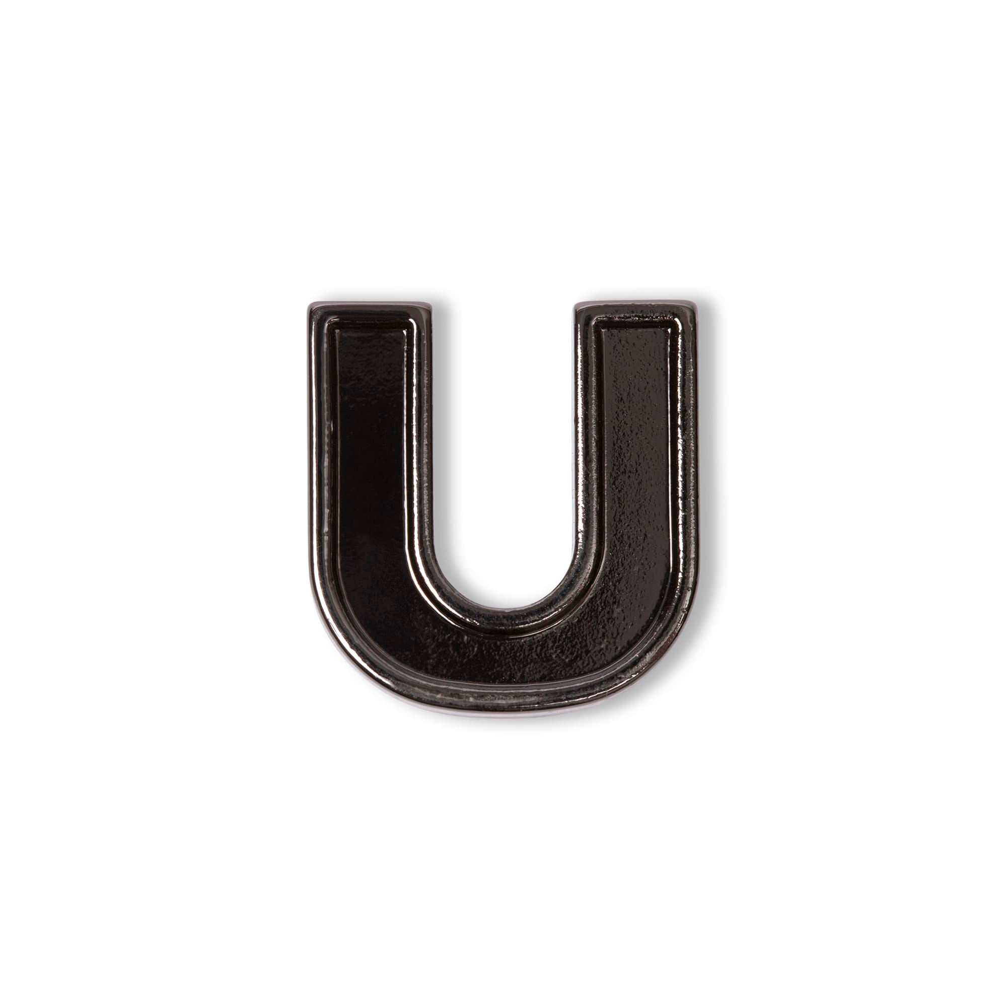 Lug Gunmetal Bag Charm - U - Lug_20Charms_U_01