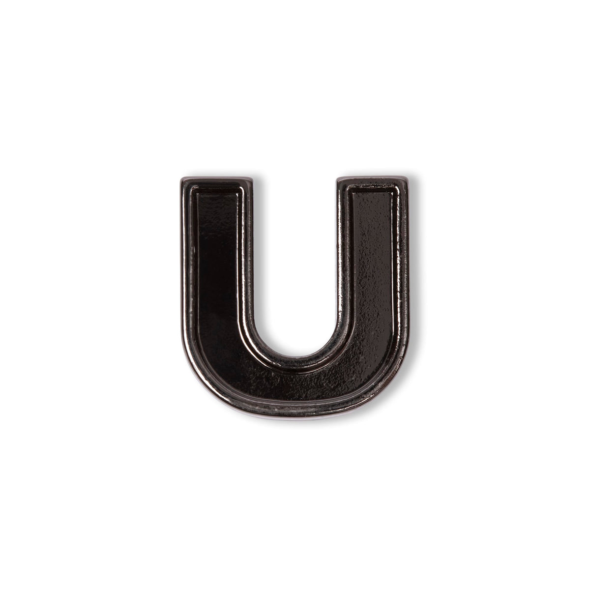 Lug Gunmetal Bag Charm - U - Lug_20Charms_U_01