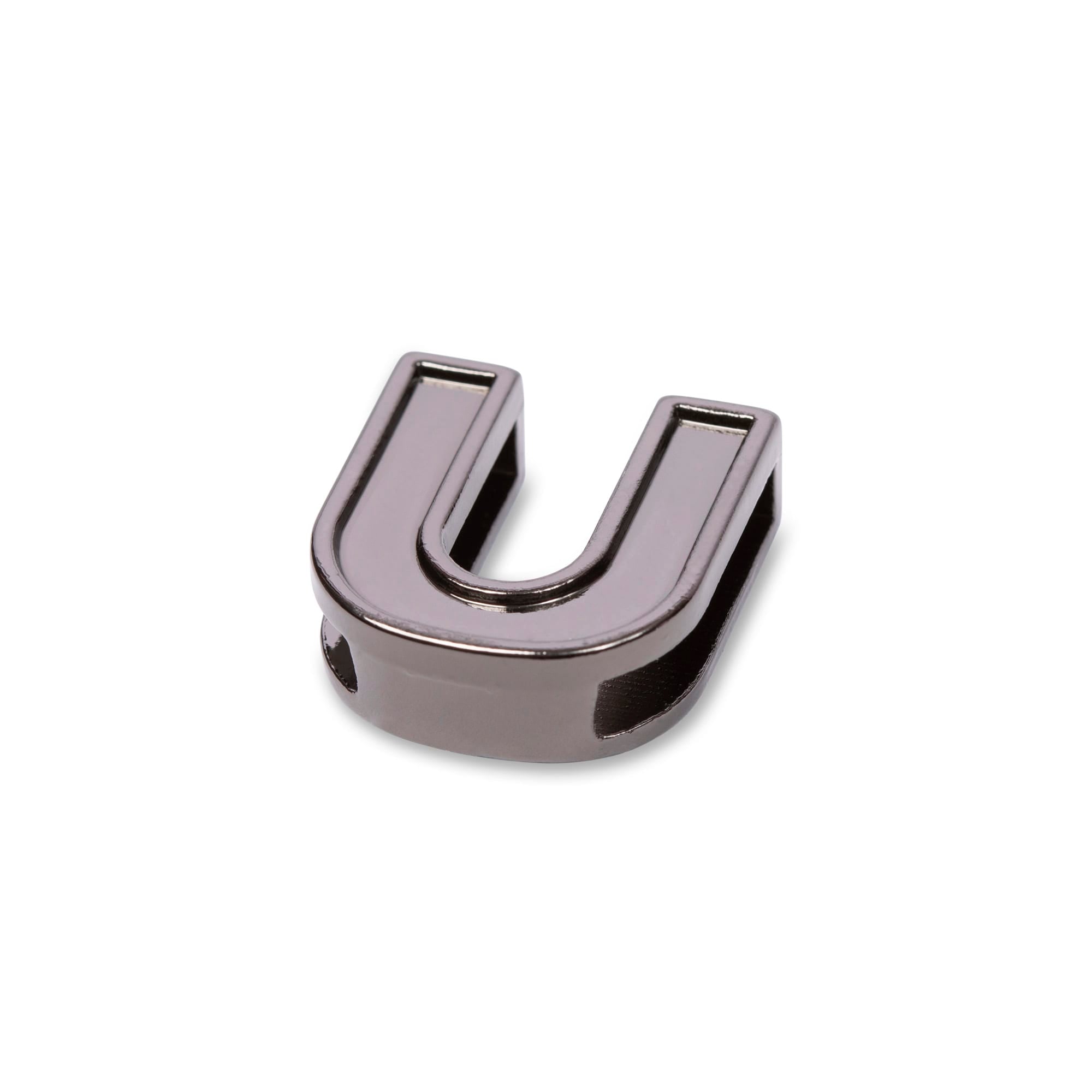 Lug Gunmetal Bag Charm - U - Lug_20Charms_U_02